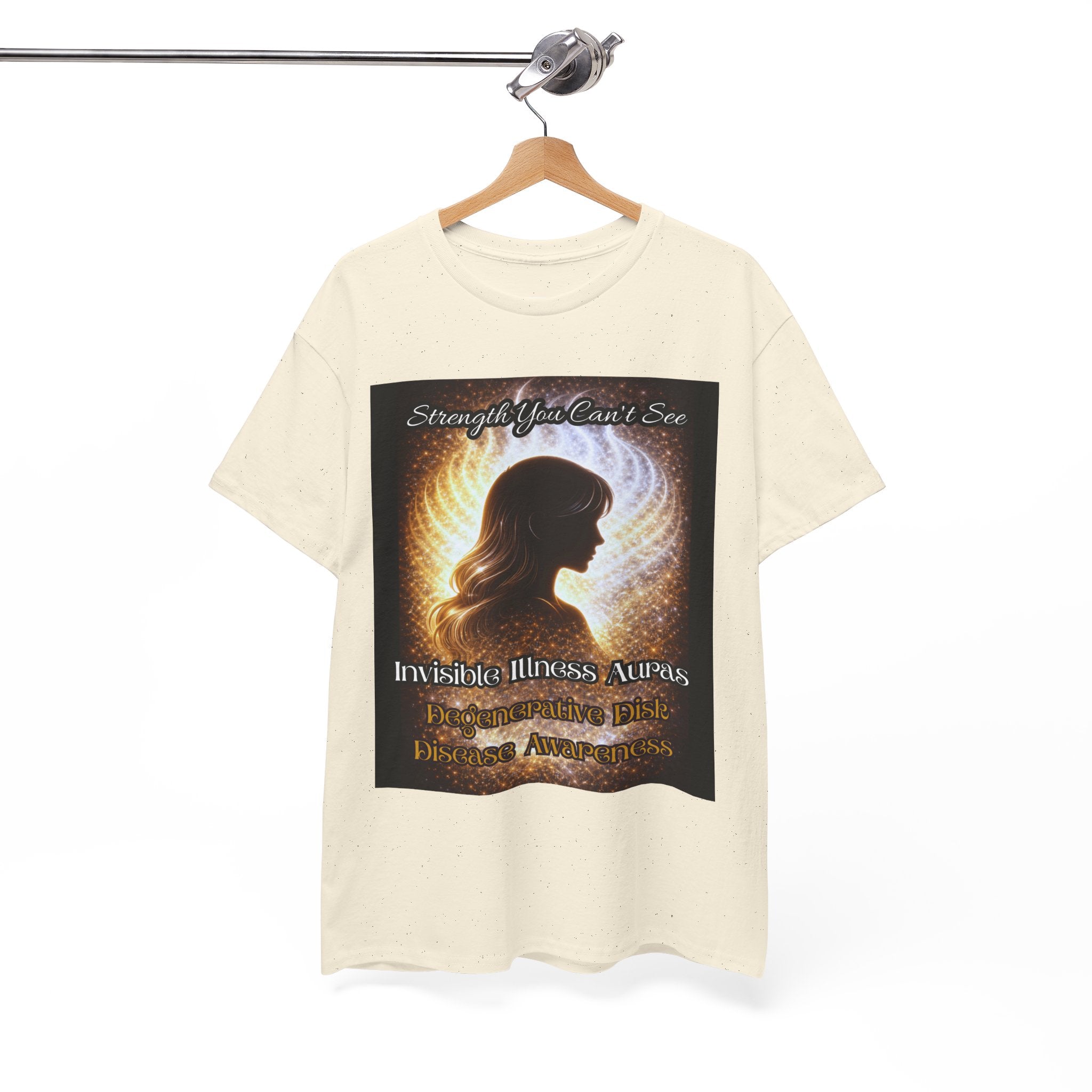 Degenerative Disk Awareness auras Angel Wings Memorial T‑Shirt — Invisible Illness Awareness Graphic Tee