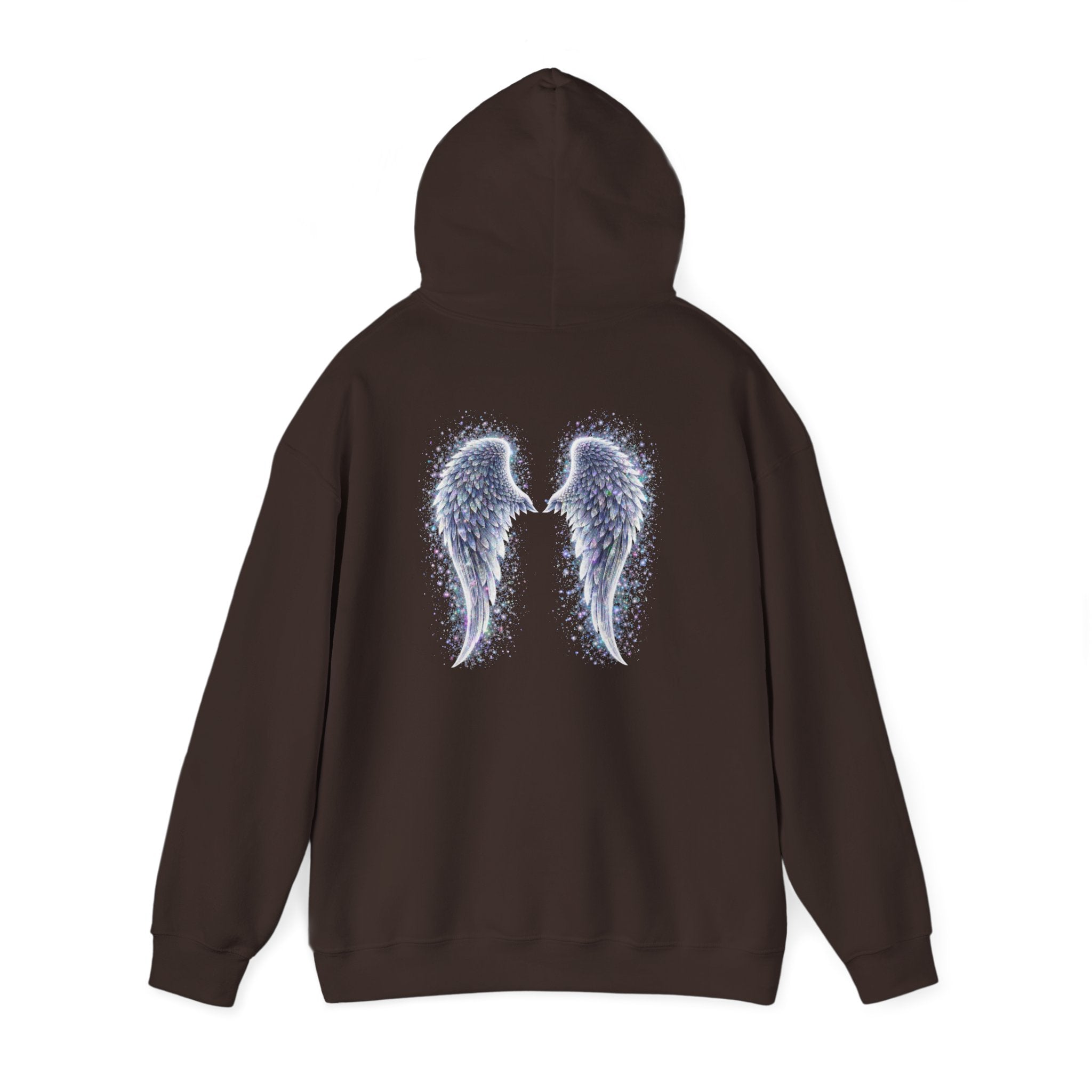 Mental illness Aura awareness silver angel wings Design hoodie -Strength you cant see Sweatshirt