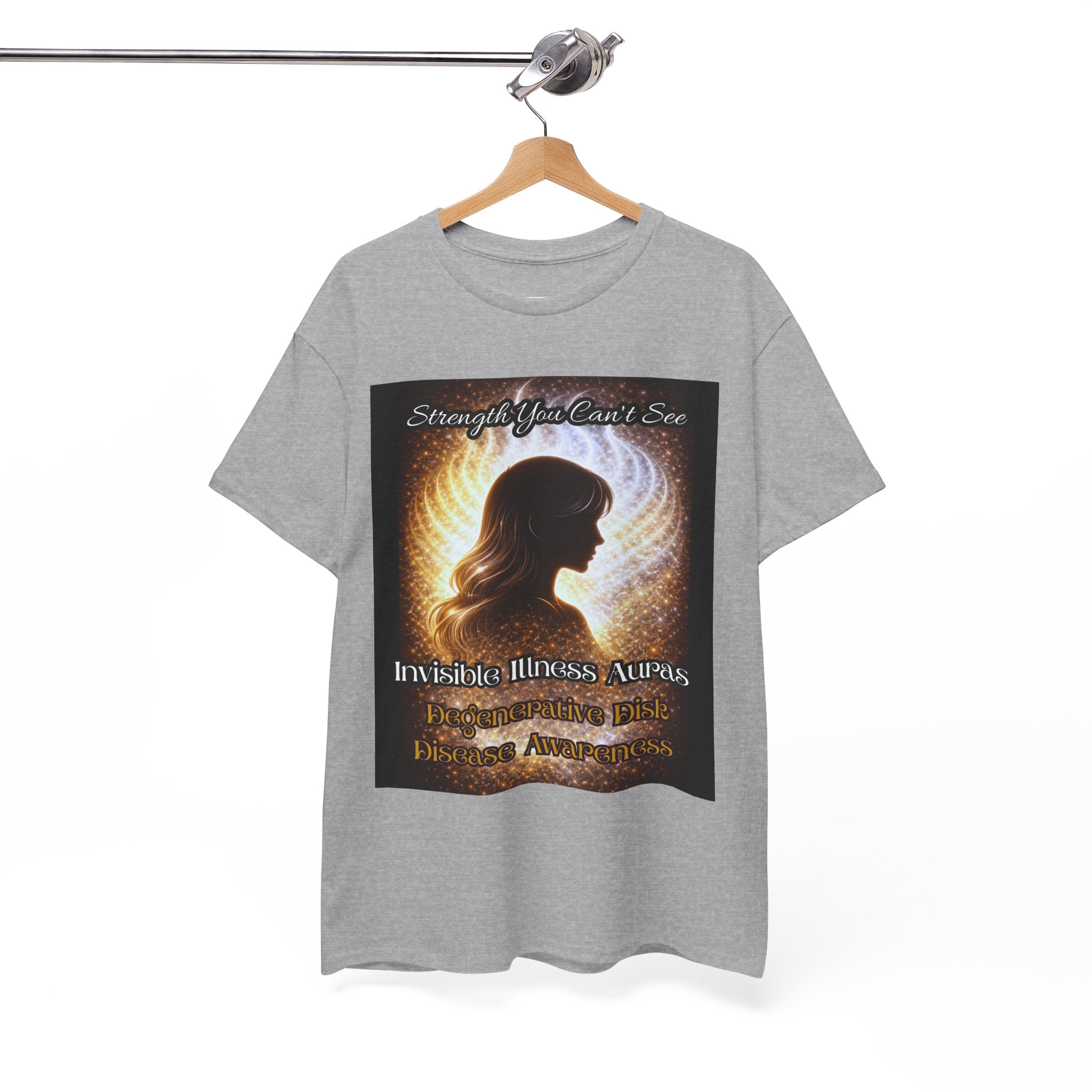 Degenerative Disk Awareness auras Angel Wings Memorial T‑Shirt — Invisible Illness Awareness Graphic Tee