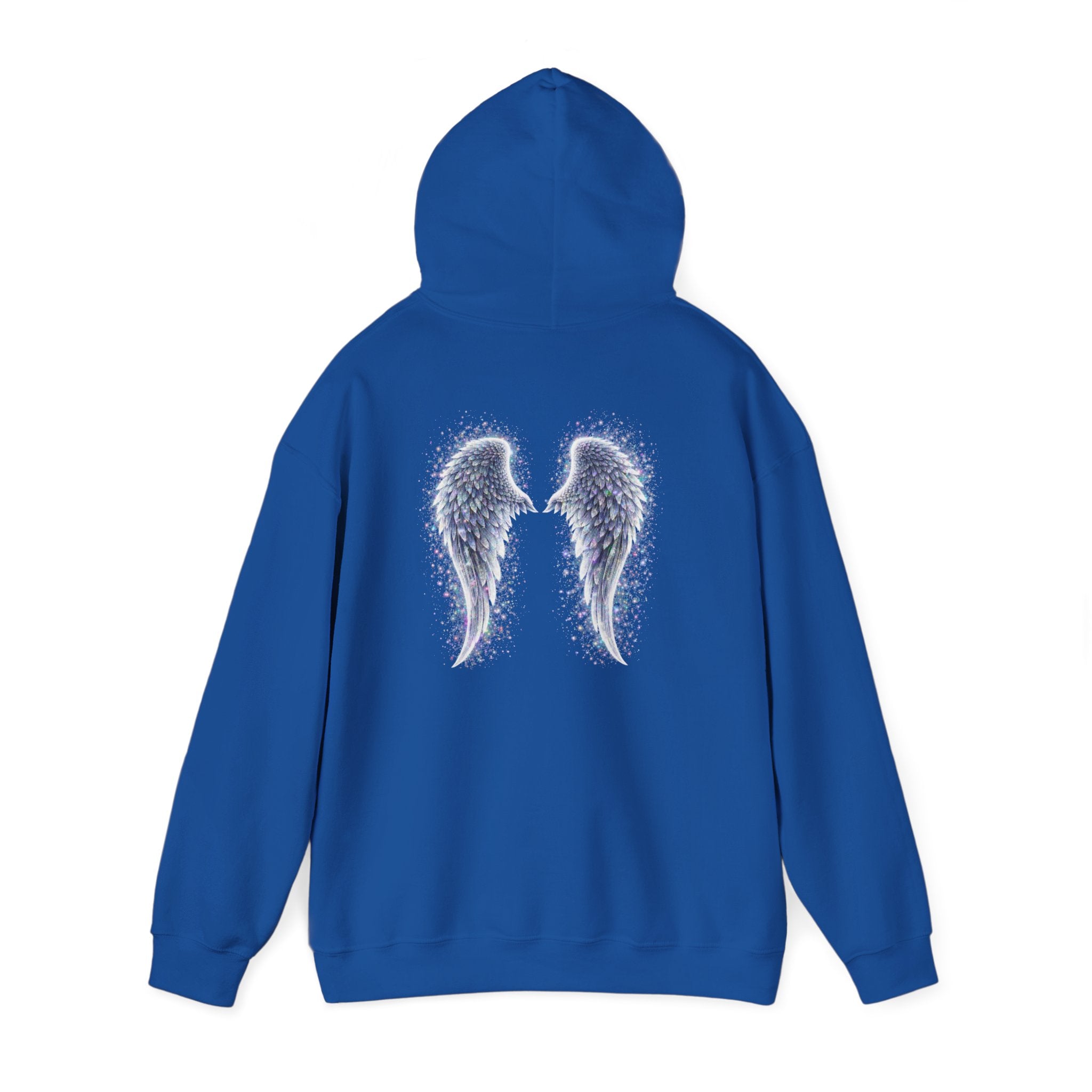 Mental illness Aura awareness silver angel wings Design hoodie -Strength you cant see Sweatshirt