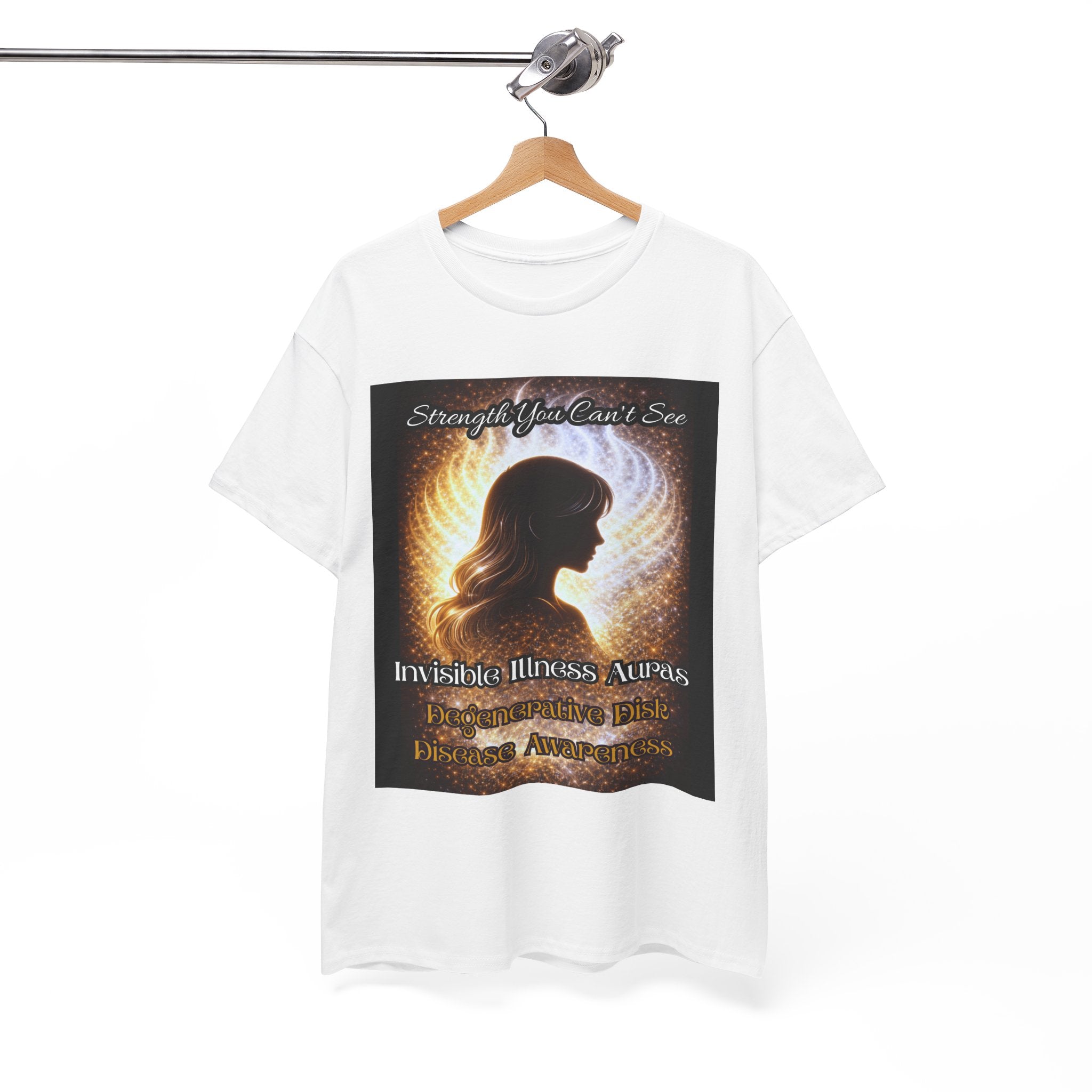 Degenerative Disk Awareness auras Angel Wings Memorial T‑Shirt — Invisible Illness Awareness Graphic Tee