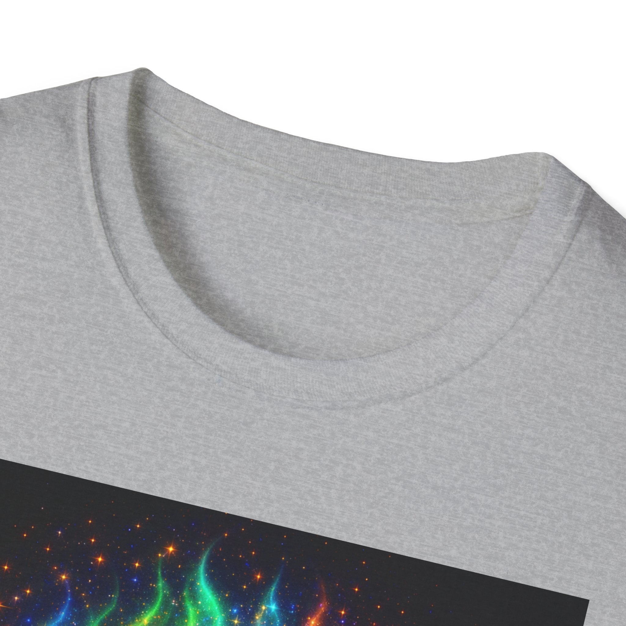 Autism Awareness Aura Silhouette T-Shirt — Rainbow Soul & Wellness Graphic Tee