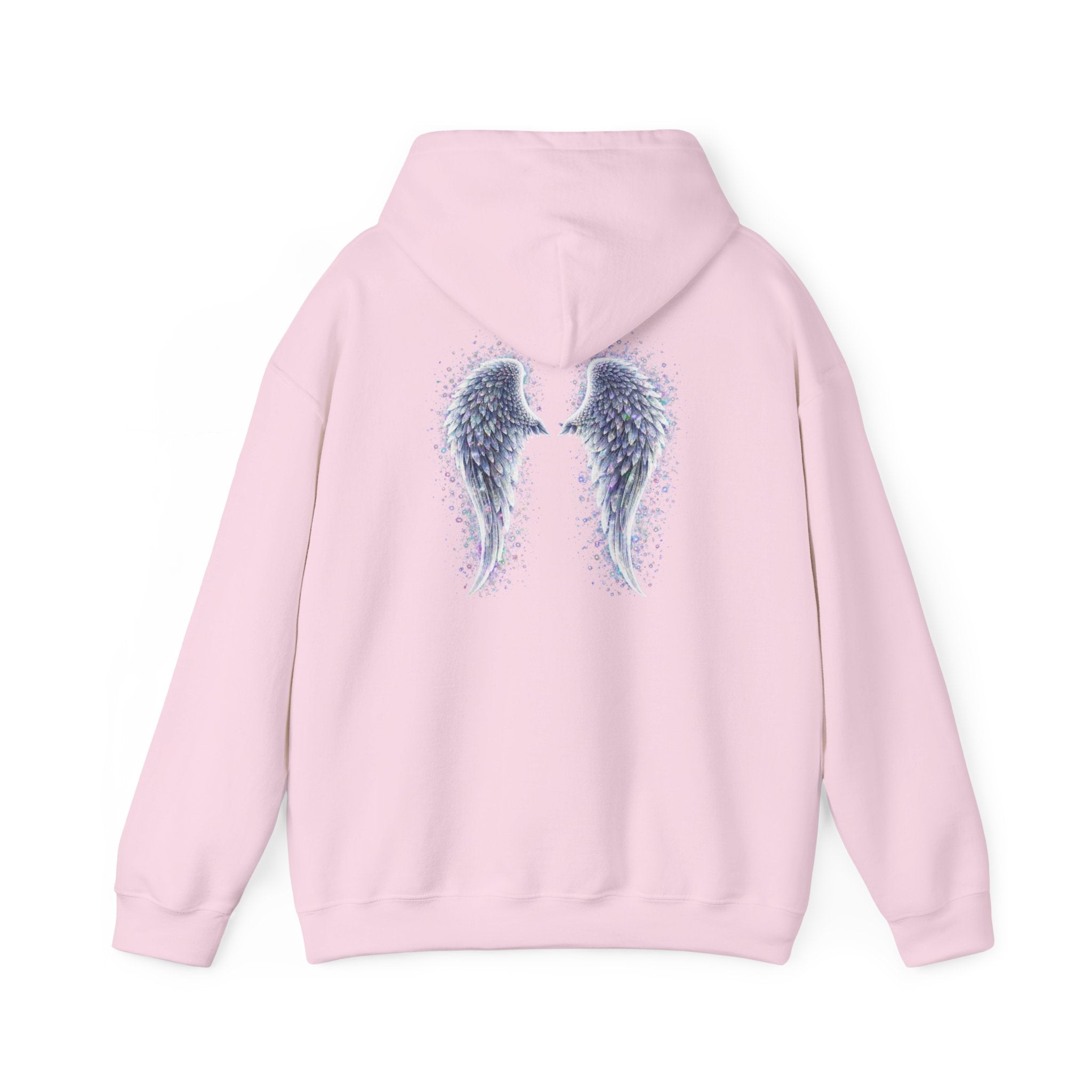 Mental illness Aura awareness silver angel wings Design hoodie -Strength you cant see Sweatshirt
