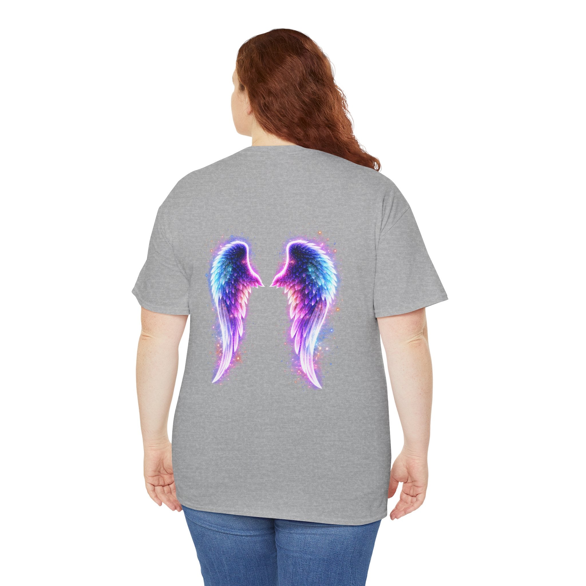 Sciatica Pain auras awareness Angel Wings Awareness Tee — Invisible Illness & Invisible Illness Awareness Shirt