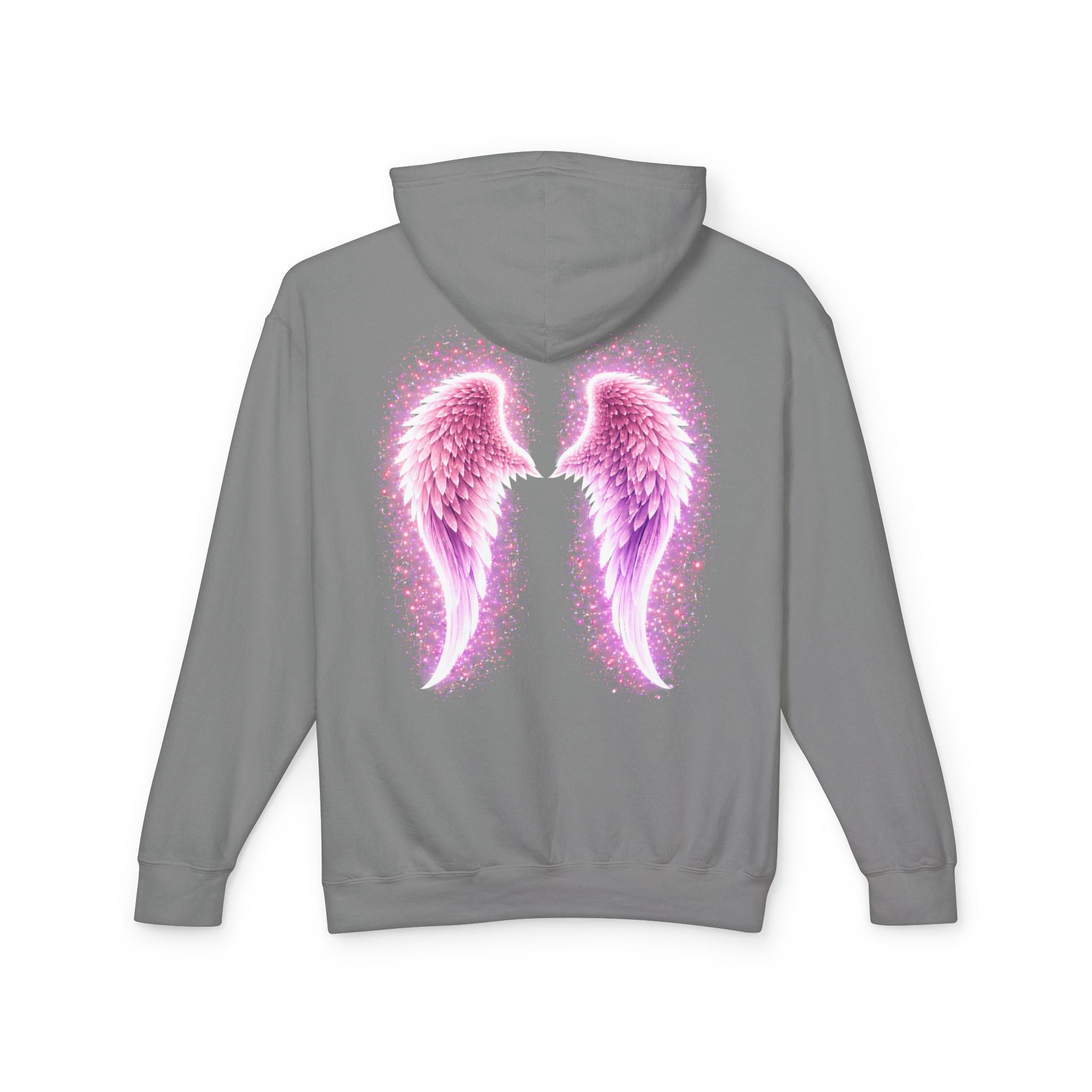 Sciatica awareness Aura Spiritual Angel Wings Hoodie — "Strength You Can't See" Inspirational Awareness Sweatshirt
