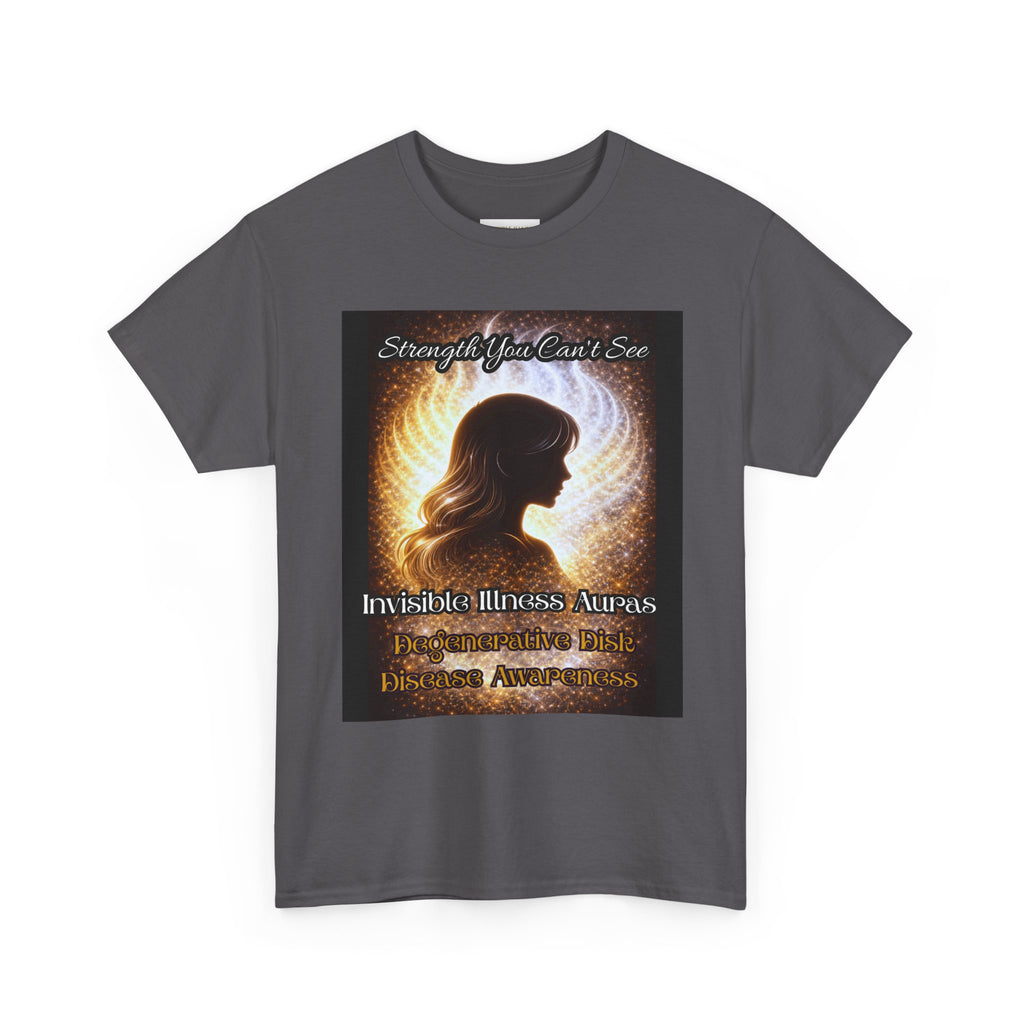 Degenerative Disk Awareness auras Angel Wings Memorial T‑Shirt — Invisible Illness Awareness Graphic Tee