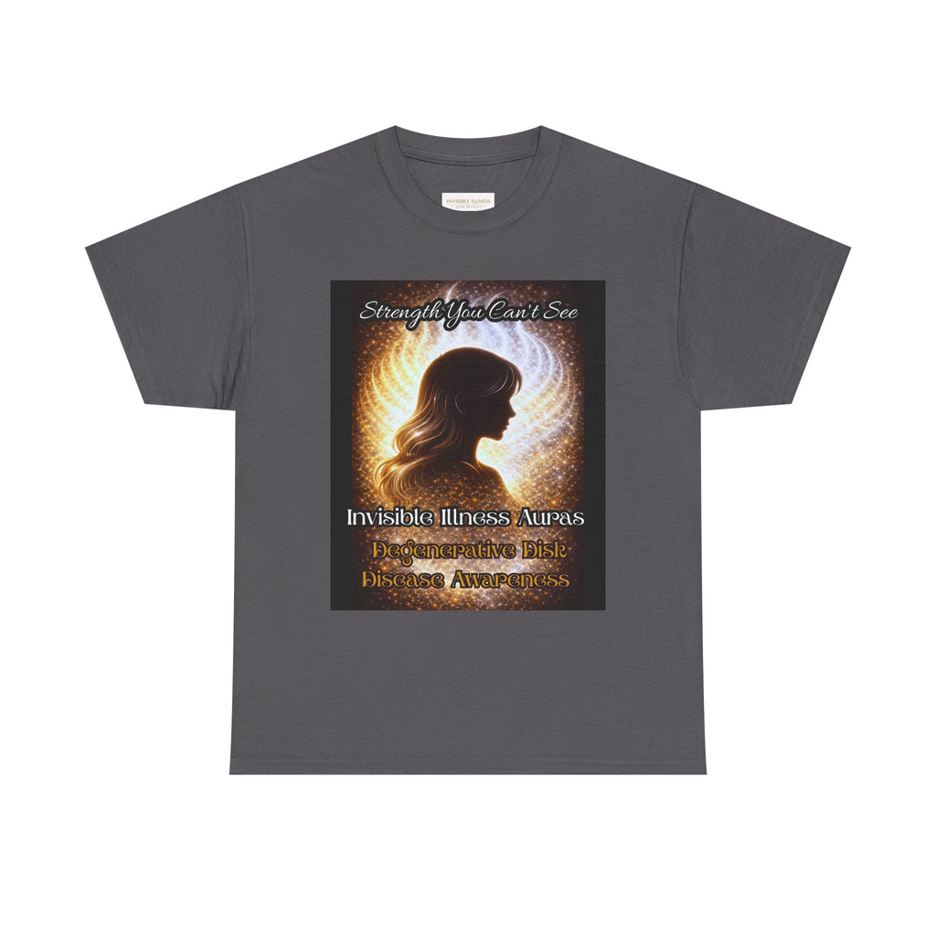 Degenerative Disk Awareness auras Angel Wings Memorial T‑Shirt — Invisible Illness Awareness Graphic Tee