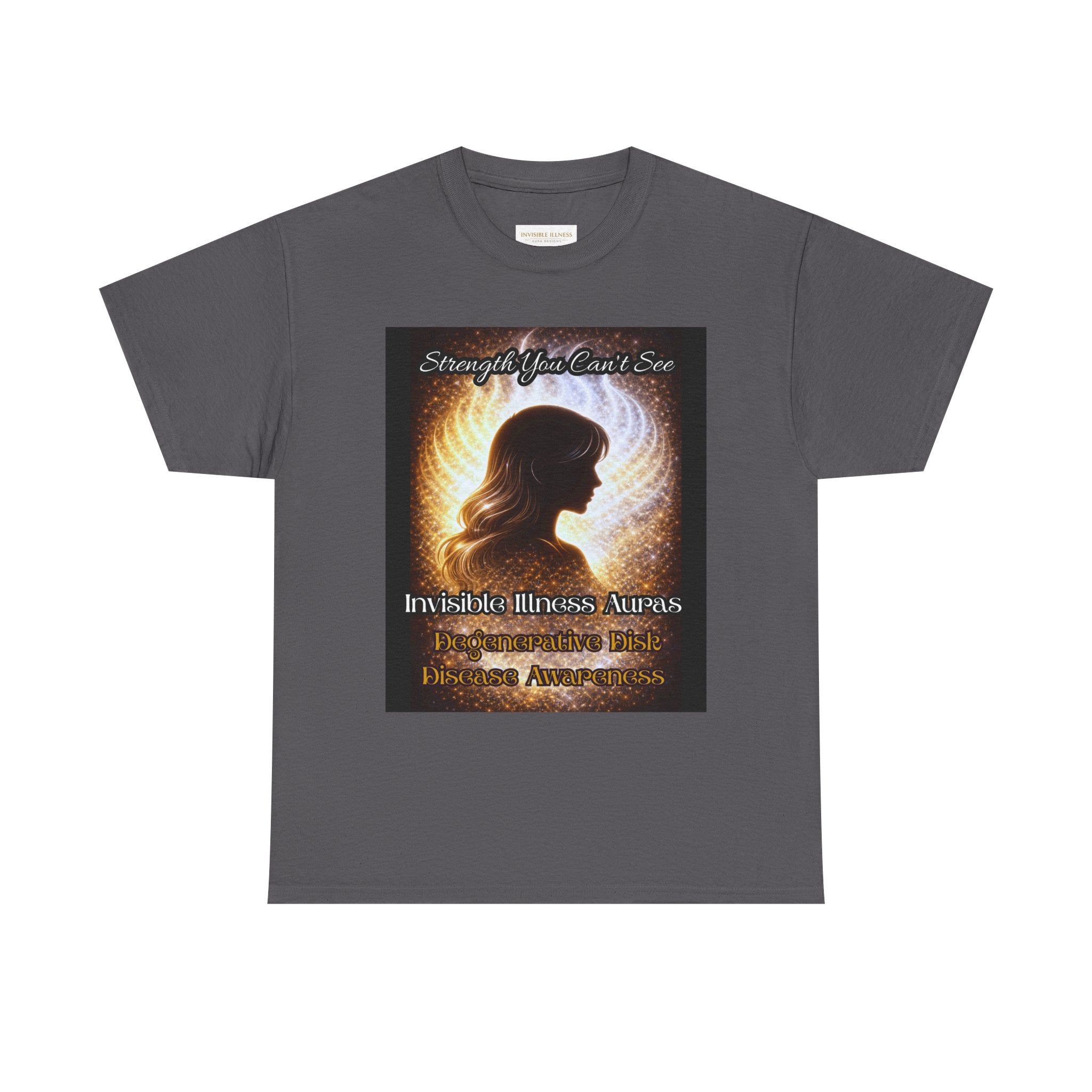 Degenerative Disk Awareness auras Angel Wings Memorial T‑Shirt — Invisible Illness Awareness Graphic Tee
