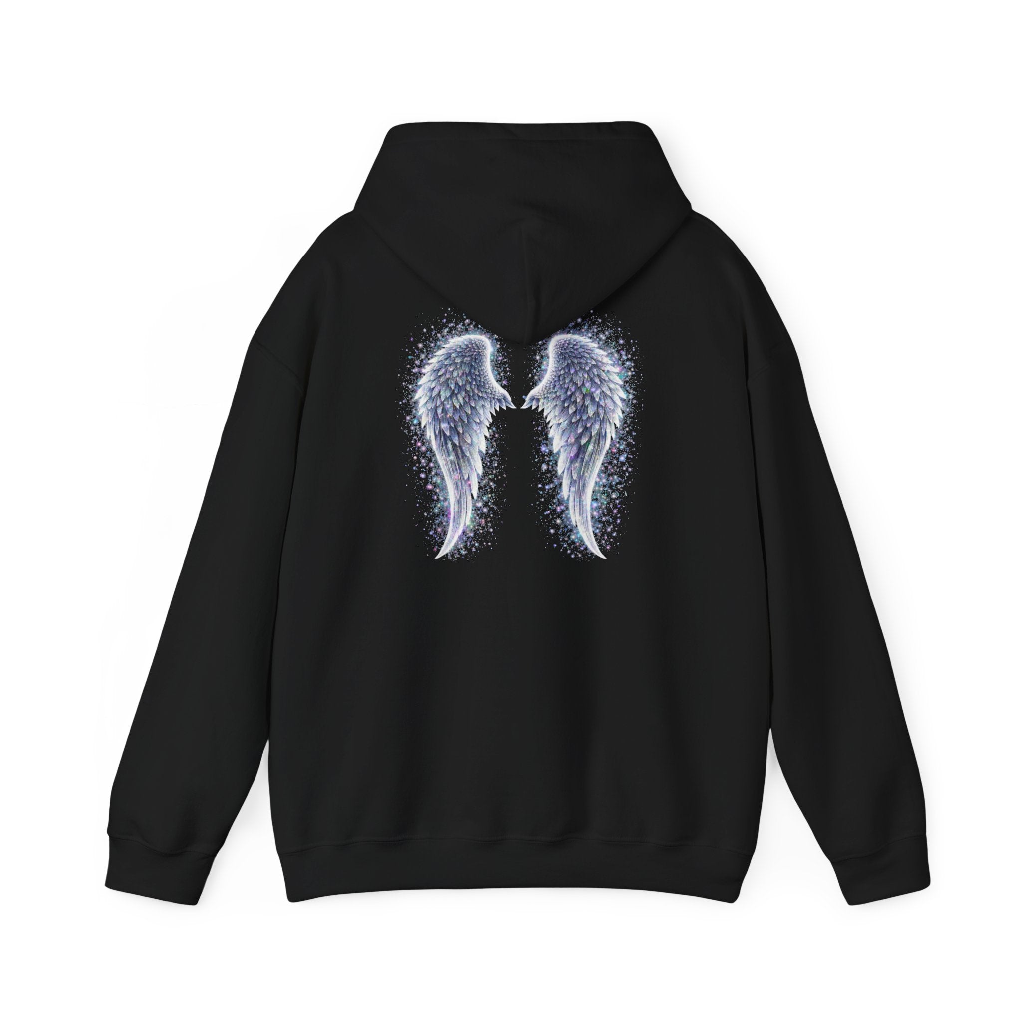 Mental illness Aura awareness silver angel wings Design hoodie -Strength you cant see Sweatshirt