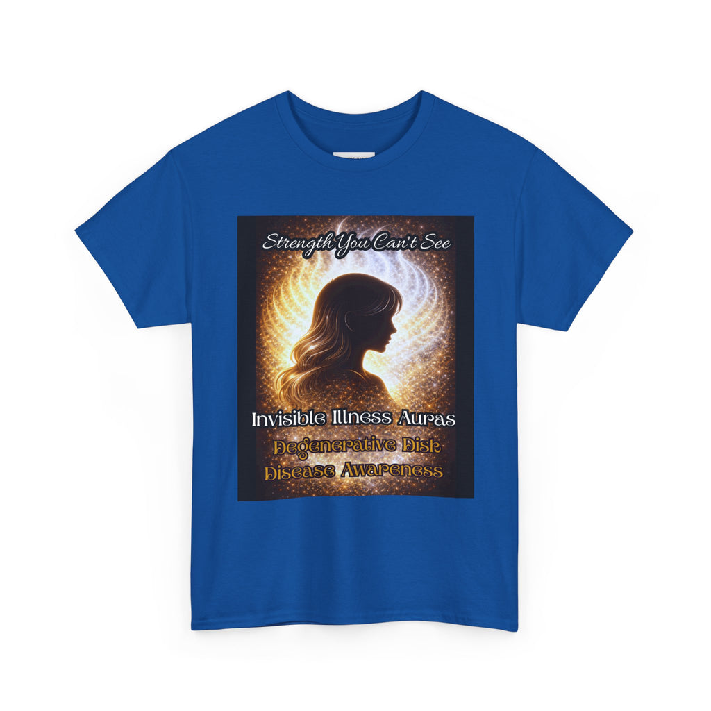 Degenerative Disk Awareness auras Angel Wings Memorial T‑Shirt — Invisible Illness Awareness Graphic Tee