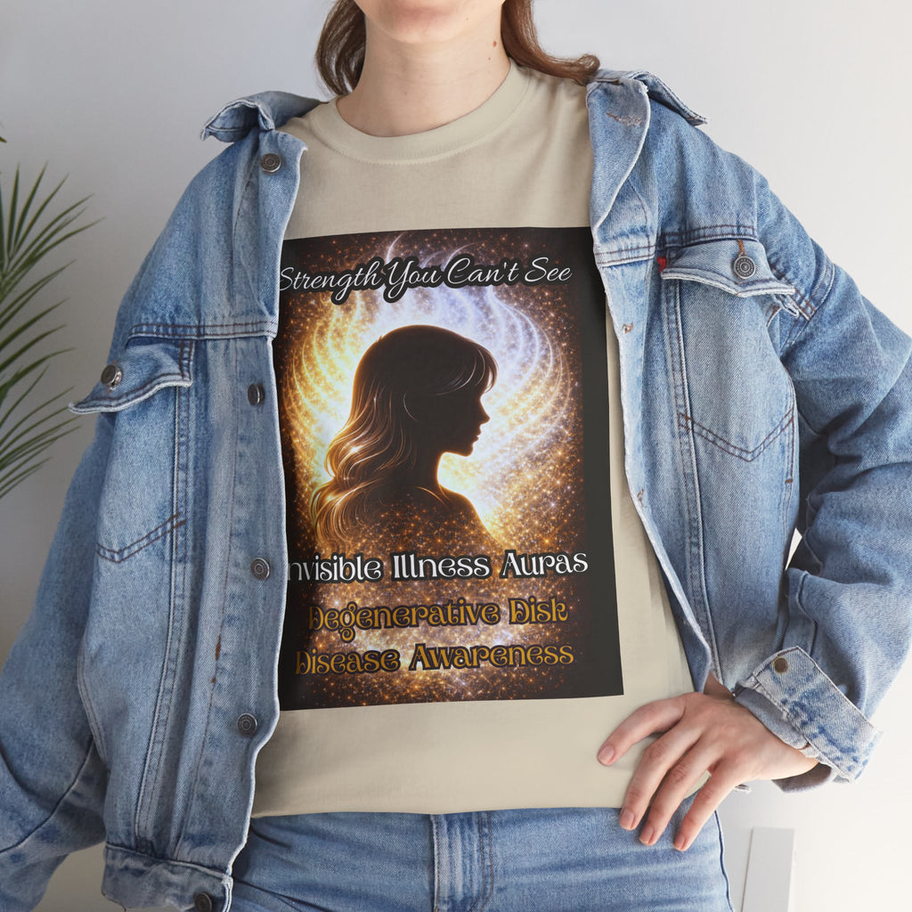 Degenerative Disk Awareness auras Angel Wings Memorial T‑Shirt — Invisible Illness Awareness Graphic Tee