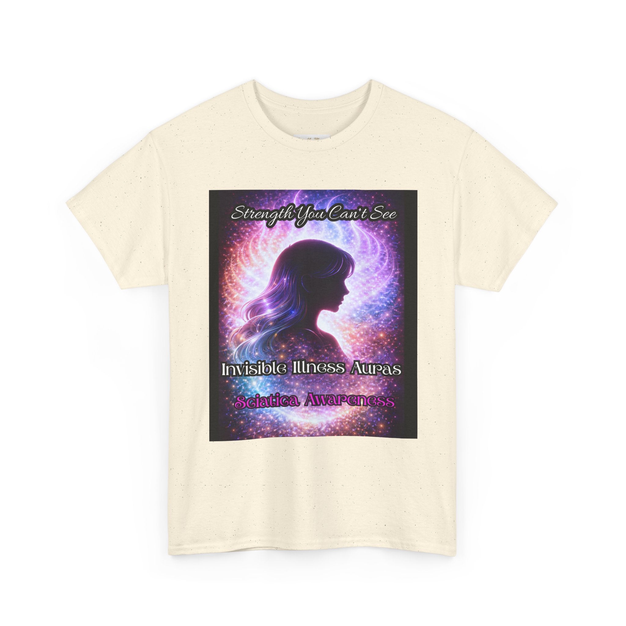 Sciatica Pain auras awareness Angel Wings Awareness Tee — Invisible Illness & Invisible Illness Awareness Shirt