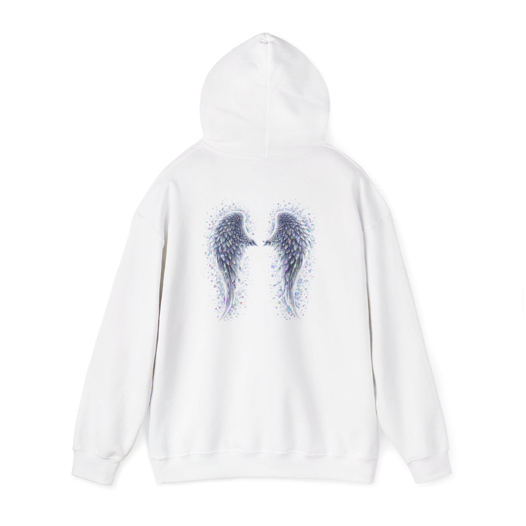 Mental illness Aura awareness silver angel wings Design hoodie -Strength you cant see Sweatshirt