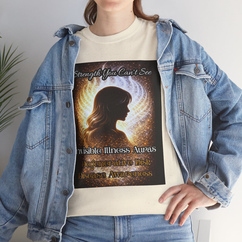 Degenerative Disk Awareness auras Angel Wings Memorial T‑Shirt — Invisible Illness Awareness Graphic Tee