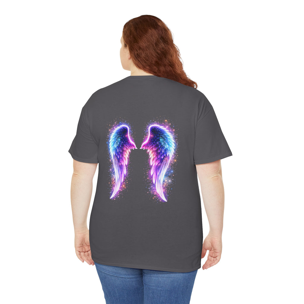 Sciatica Pain auras awareness Angel Wings Awareness Tee — Invisible Illness & Invisible Illness Awareness Shirt