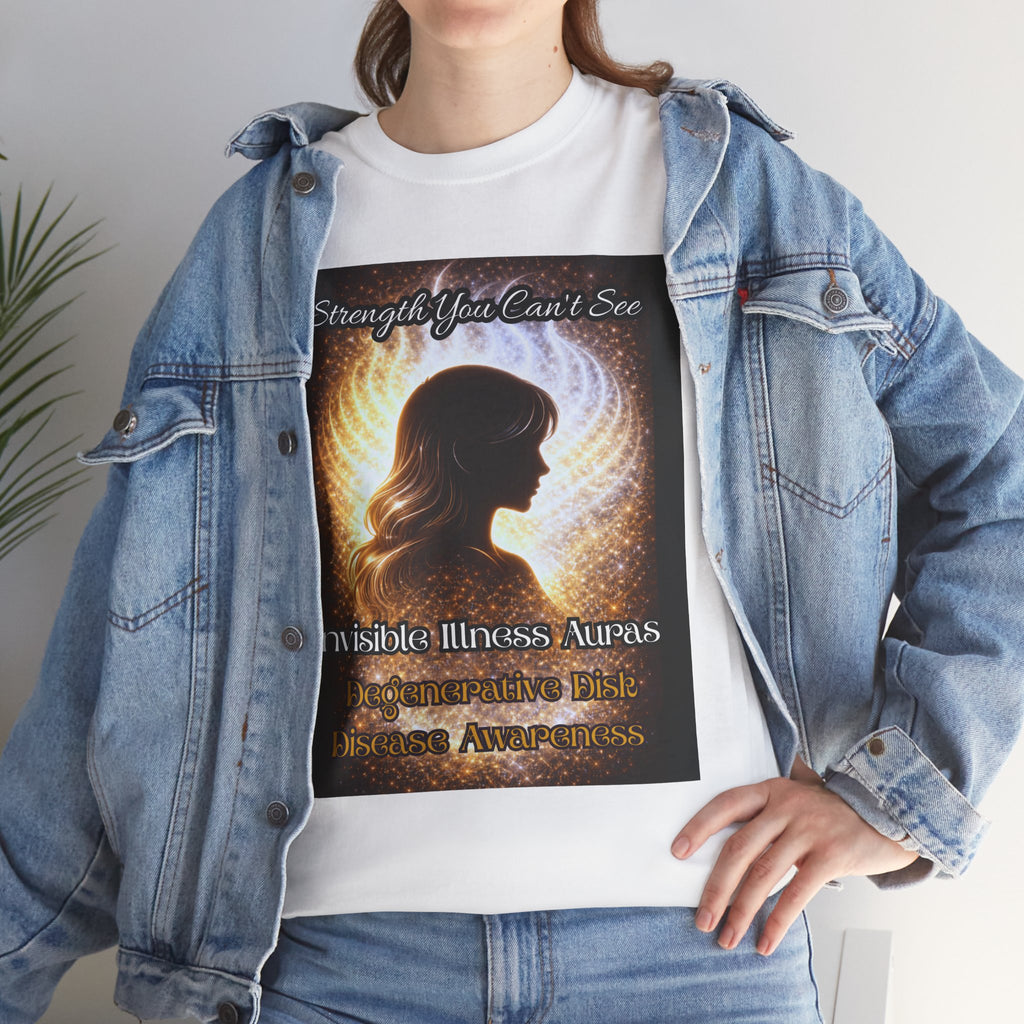 Degenerative Disk Awareness auras Angel Wings Memorial T‑Shirt — Invisible Illness Awareness Graphic Tee