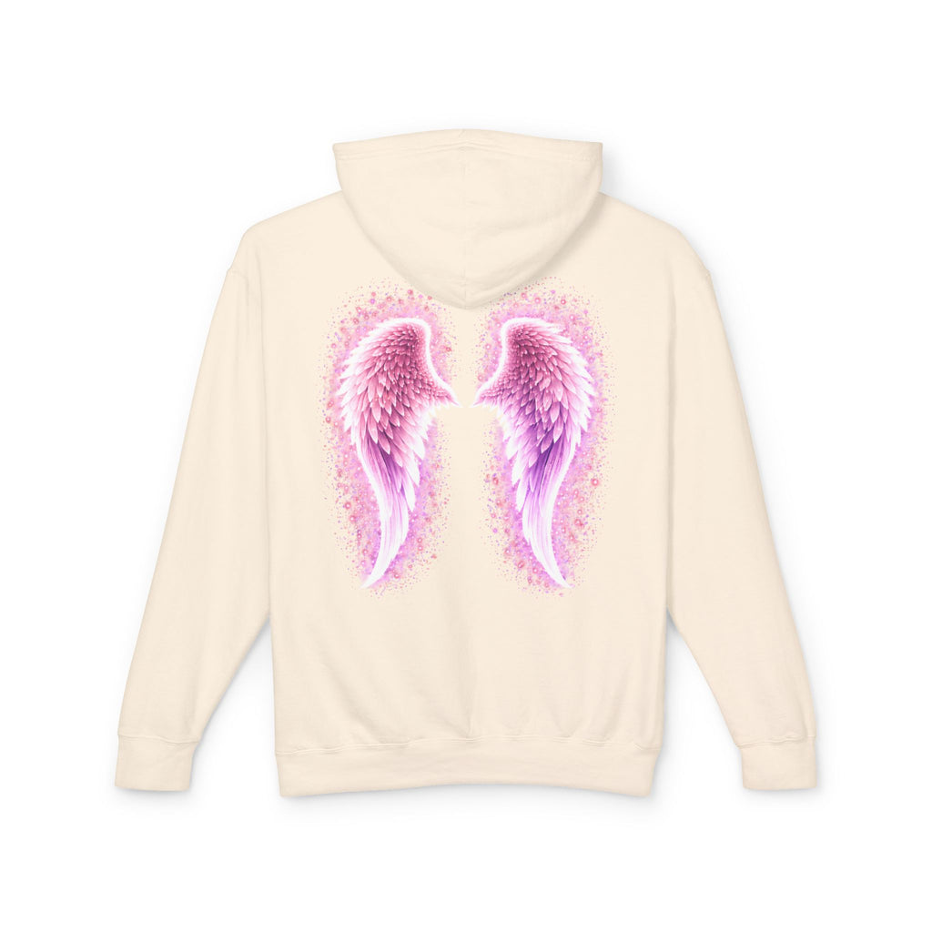 Sciatica awareness Aura Spiritual Angel Wings Hoodie — "Strength You Can't See" Inspirational Awareness Sweatshirt