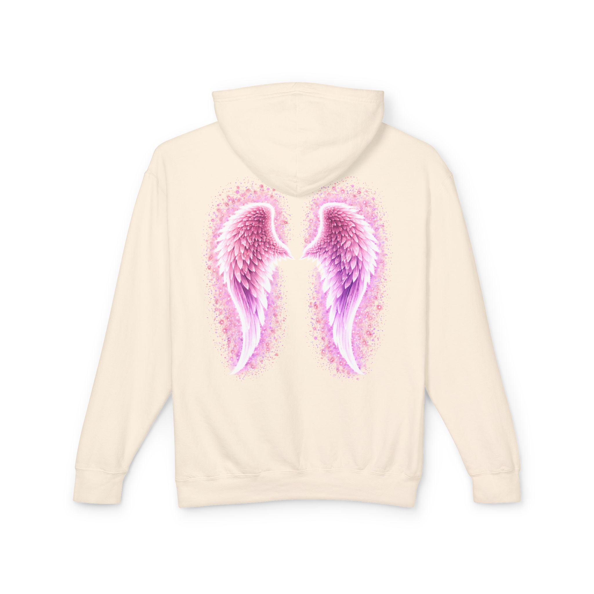 Sciatica awareness Aura Spiritual Angel Wings Hoodie — "Strength You Can't See" Inspirational Awareness Sweatshirt