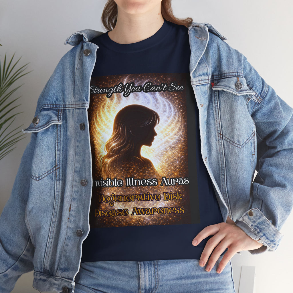 Degenerative Disk Awareness auras Angel Wings Memorial T‑Shirt — Invisible Illness Awareness Graphic Tee
