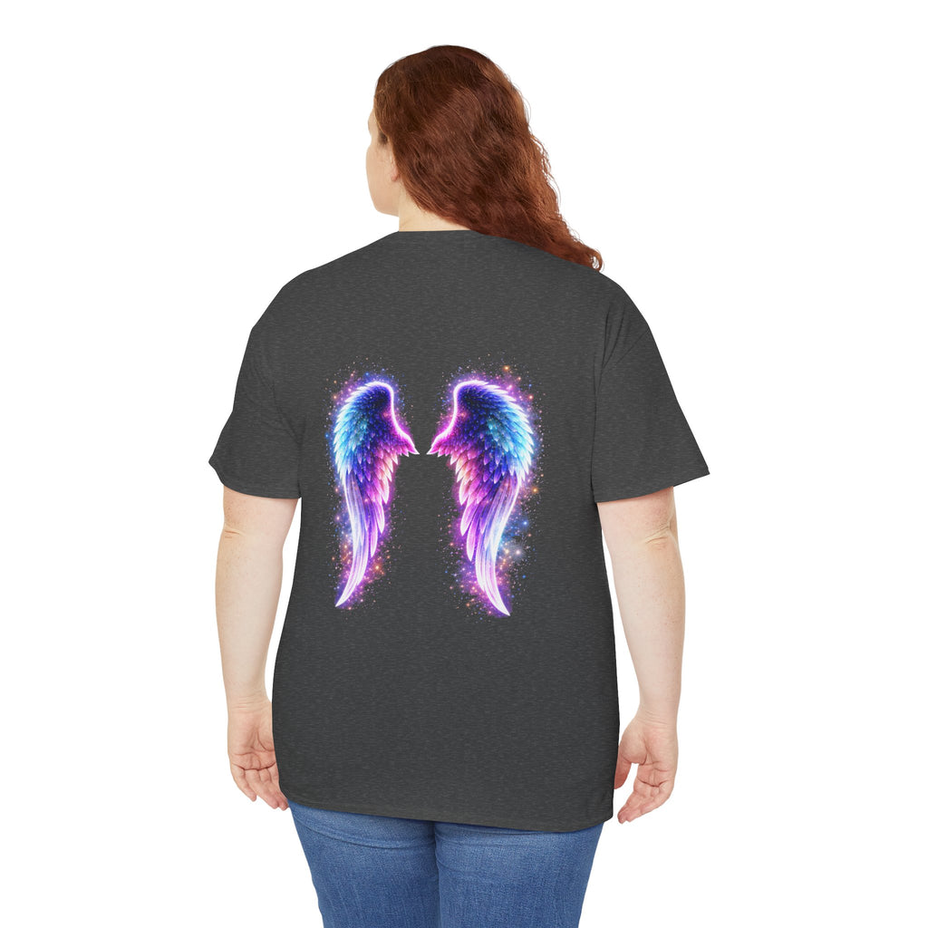 Sciatica Pain auras awareness Angel Wings Awareness Tee — Invisible Illness & Invisible Illness Awareness Shirt