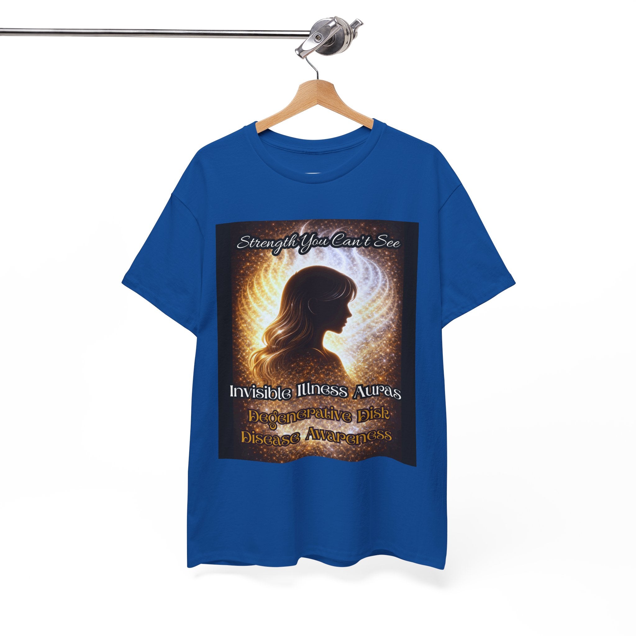 Degenerative Disk Awareness auras Angel Wings Memorial T‑Shirt — Invisible Illness Awareness Graphic Tee