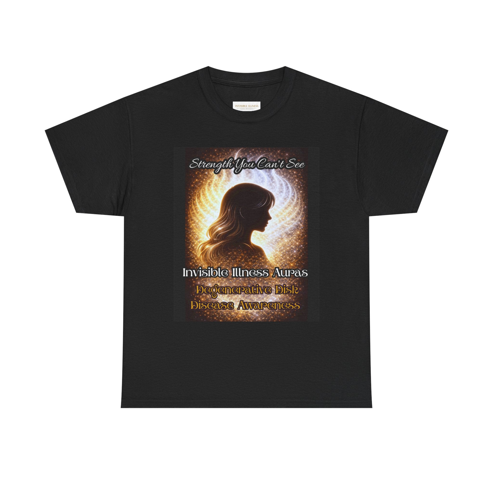 Degenerative Disk Awareness auras Angel Wings Memorial T‑Shirt — Invisible Illness Awareness Graphic Tee