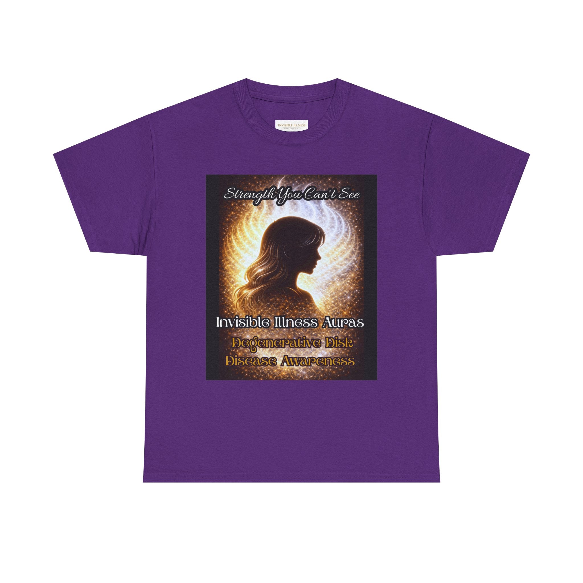 Degenerative Disk Awareness auras Angel Wings Memorial T‑Shirt — Invisible Illness Awareness Graphic Tee