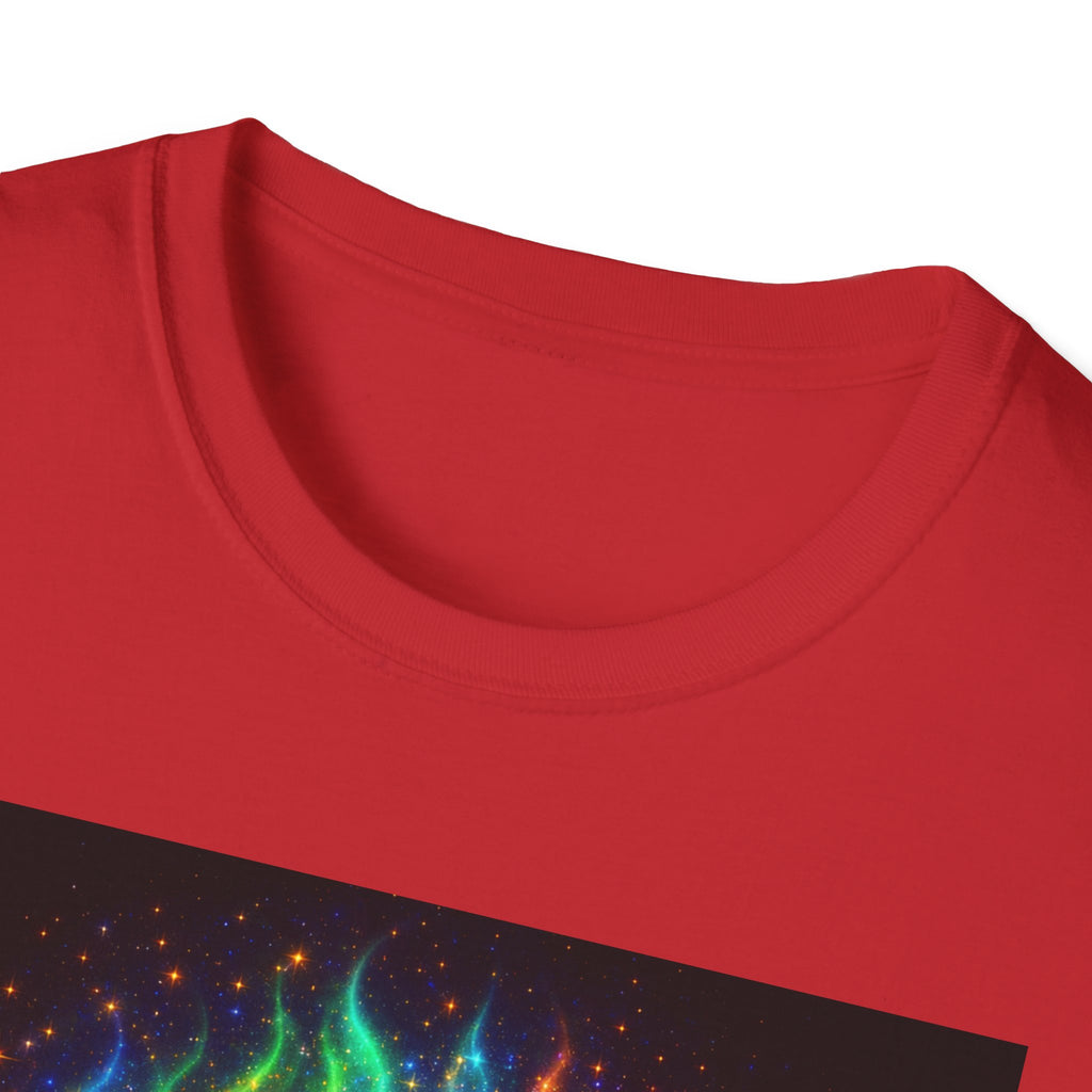 Autism Awareness Aura Silhouette T-Shirt — Rainbow Soul & Wellness Graphic Tee