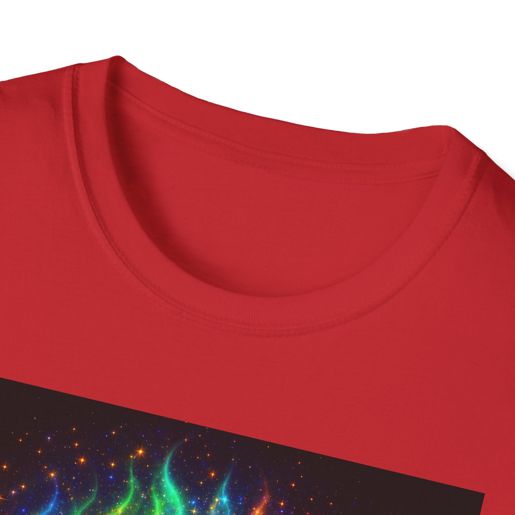 Autism Awareness Aura Silhouette T-Shirt — Rainbow Soul & Wellness Graphic Tee