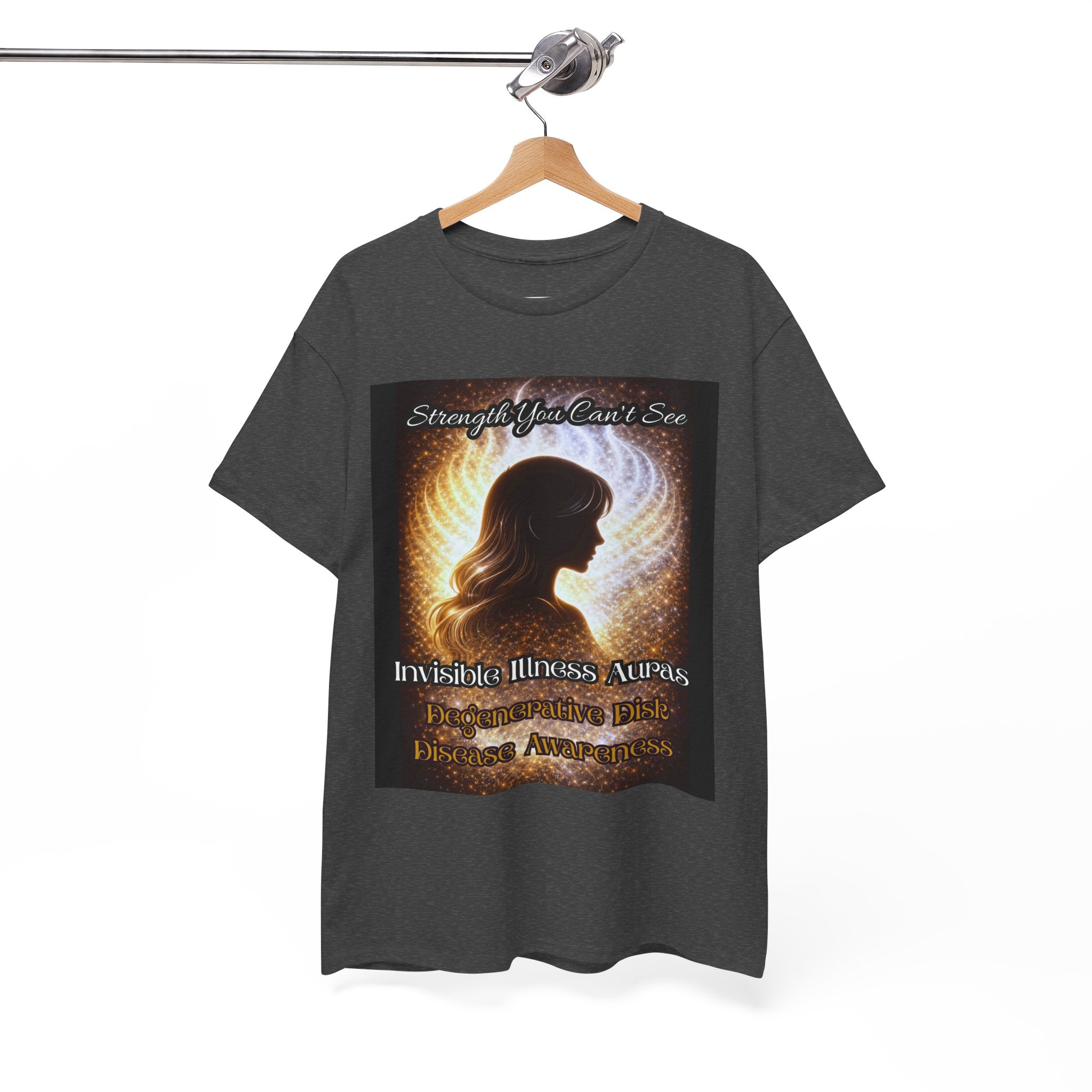 Degenerative Disk Awareness auras Angel Wings Memorial T‑Shirt — Invisible Illness Awareness Graphic Tee