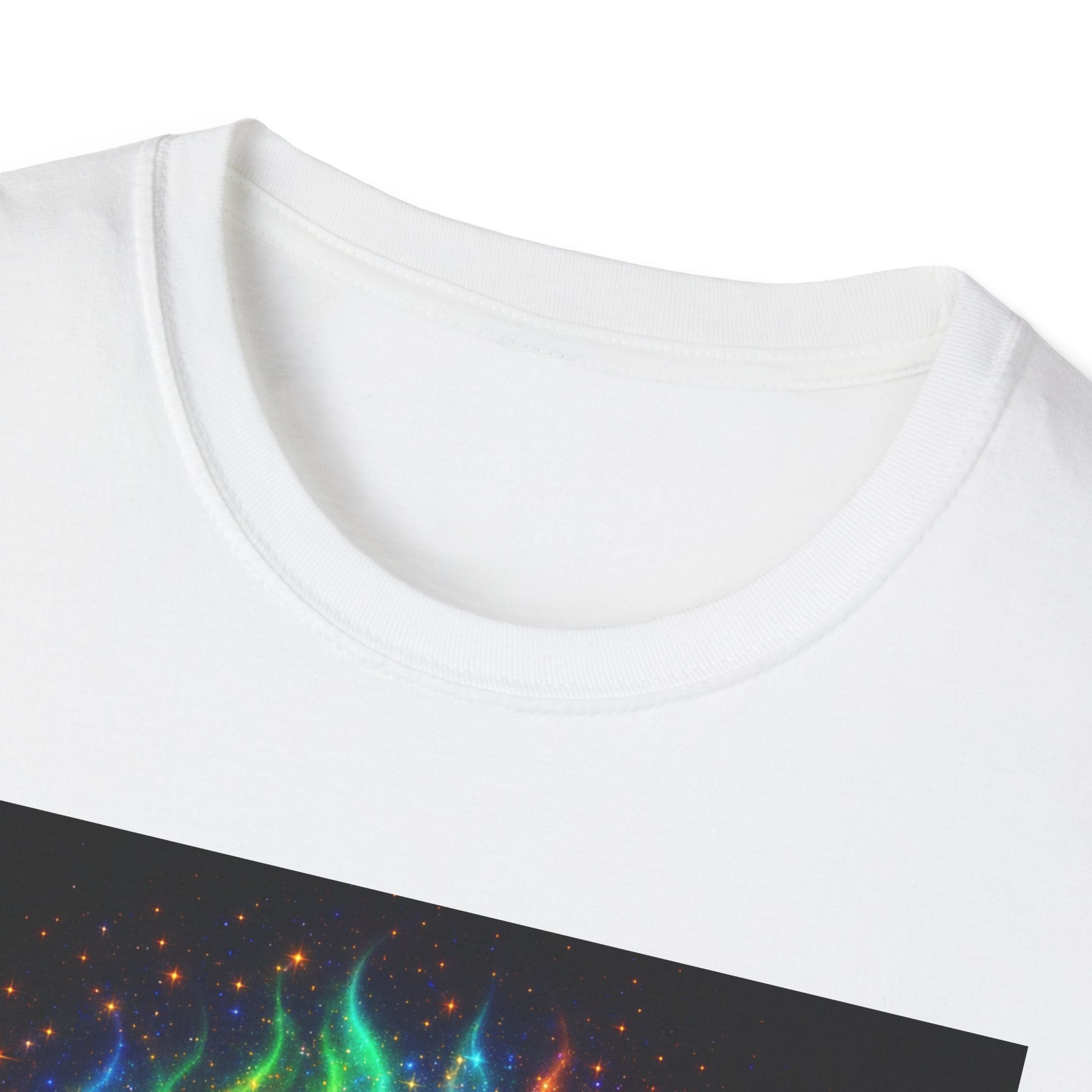 Autism Awareness Aura Silhouette T-Shirt — Rainbow Soul & Wellness Graphic Tee