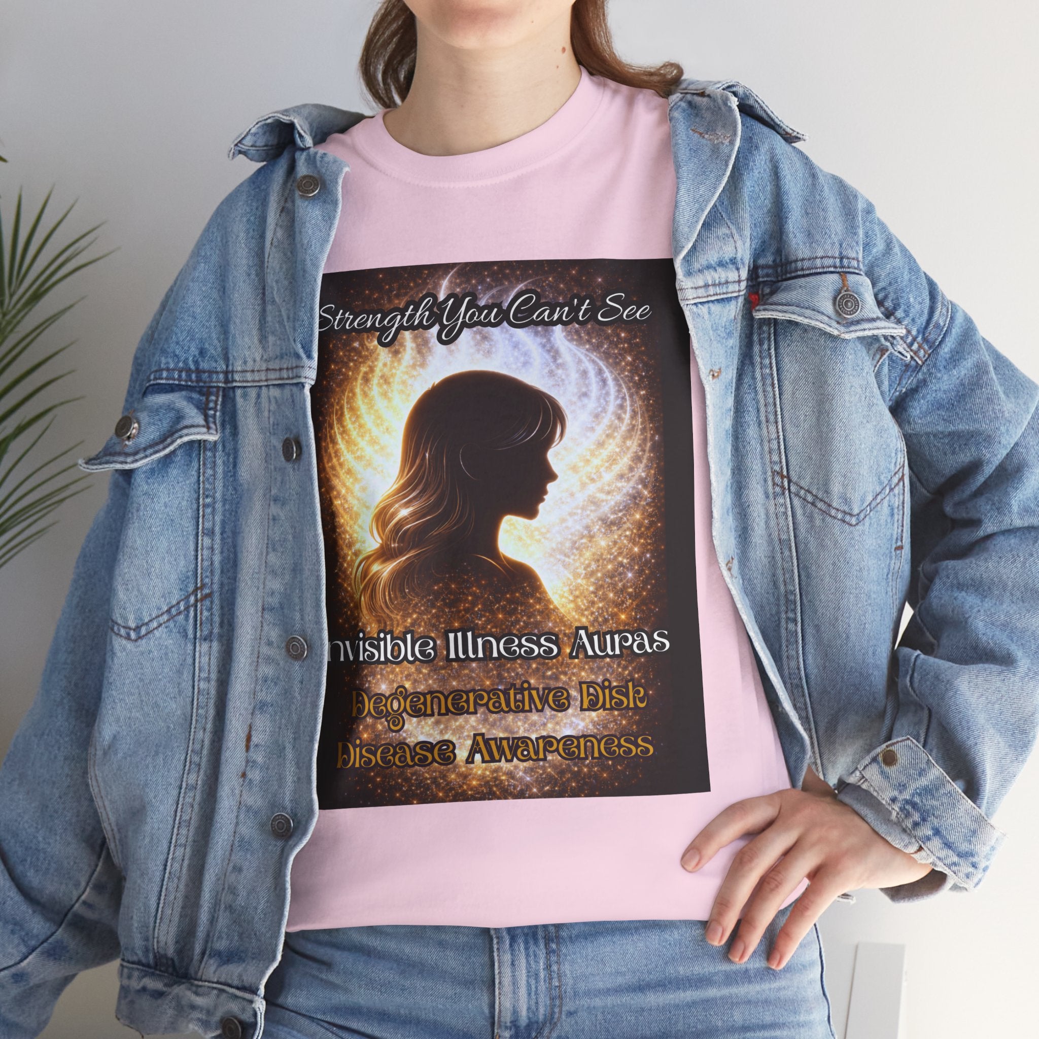 Degenerative Disk Awareness auras Angel Wings Memorial T‑Shirt — Invisible Illness Awareness Graphic Tee
