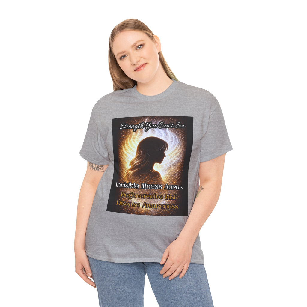 Degenerative Disk Awareness auras Angel Wings Memorial T‑Shirt — Invisible Illness Awareness Graphic Tee