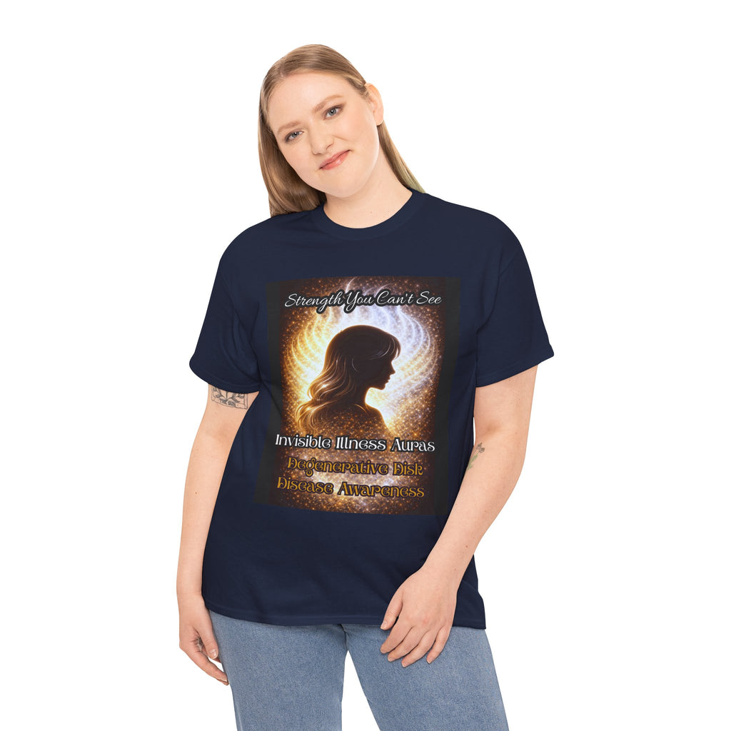 Degenerative Disk Awareness auras Angel Wings Memorial T‑Shirt — Invisible Illness Awareness Graphic Tee