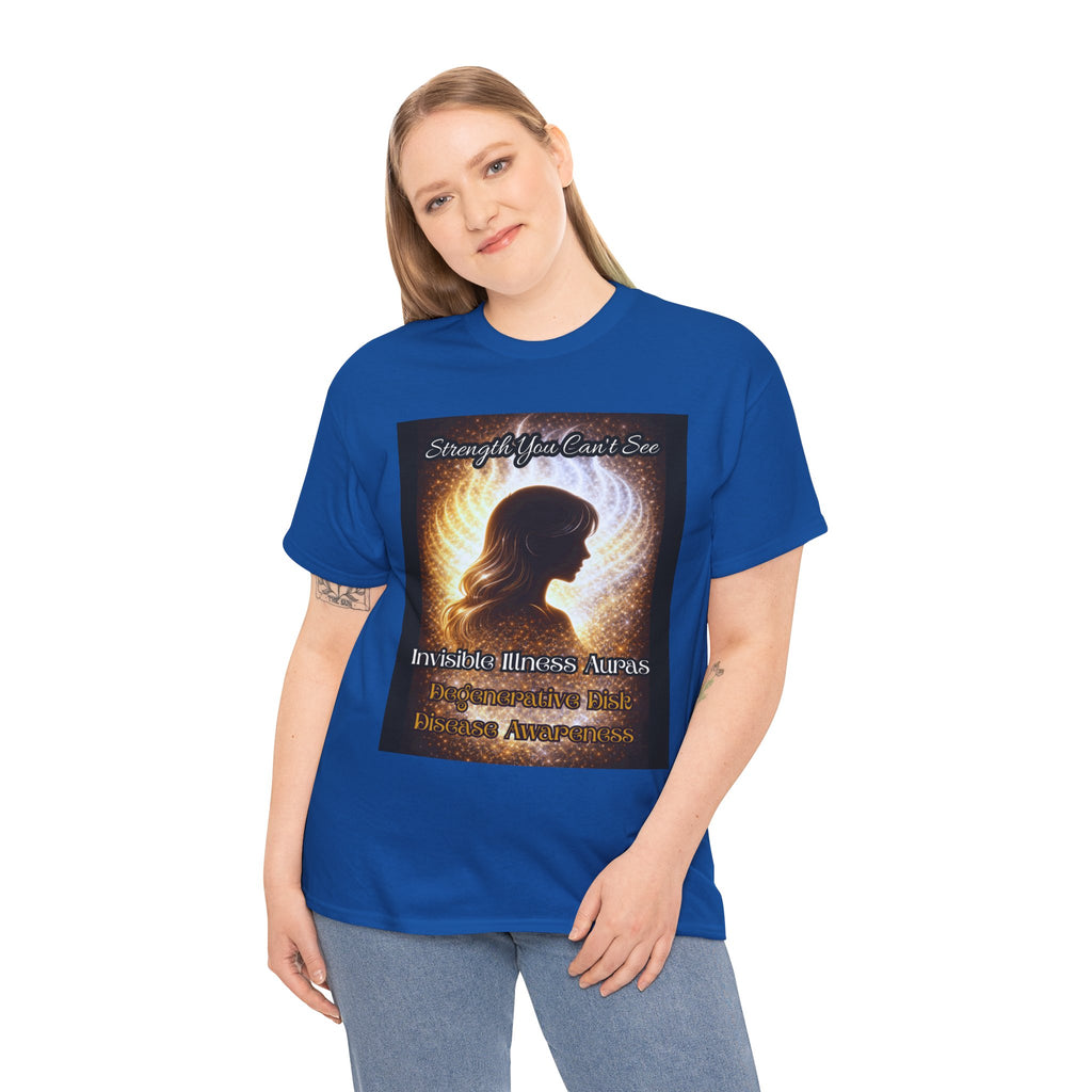 Degenerative Disk Awareness auras Angel Wings Memorial T‑Shirt — Invisible Illness Awareness Graphic Tee