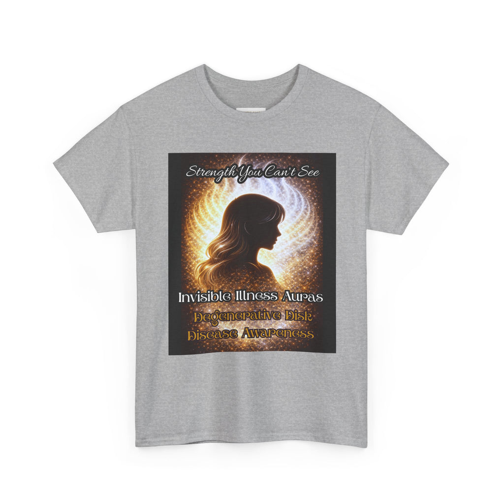 Degenerative Disk Awareness auras Angel Wings Memorial T‑Shirt — Invisible Illness Awareness Graphic Tee