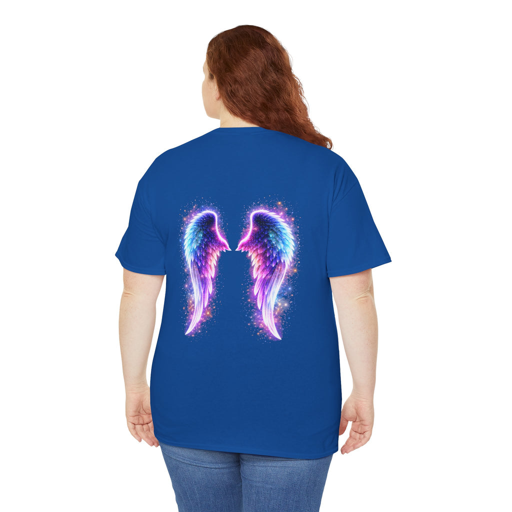 Sciatica Pain auras awareness Angel Wings Awareness Tee — Invisible Illness & Invisible Illness Awareness Shirt