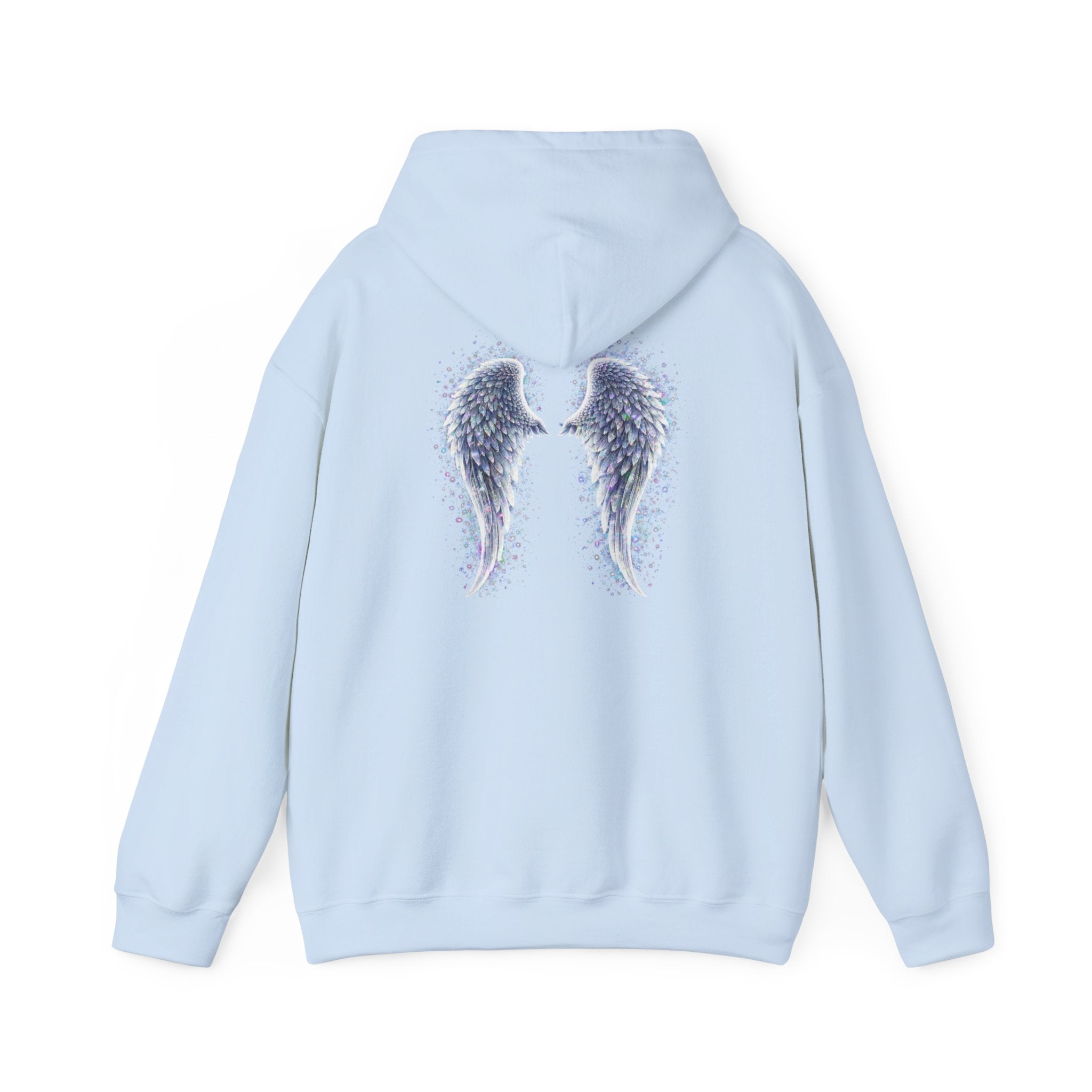 Mental illness Aura awareness silver angel wings Design hoodie -Strength you cant see Sweatshirt