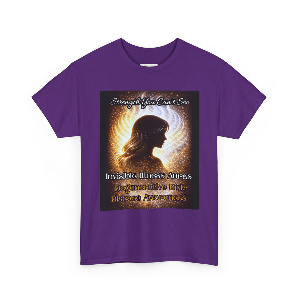 Degenerative Disk Awareness auras Angel Wings Memorial T‑Shirt — Invisible Illness Awareness Graphic Tee