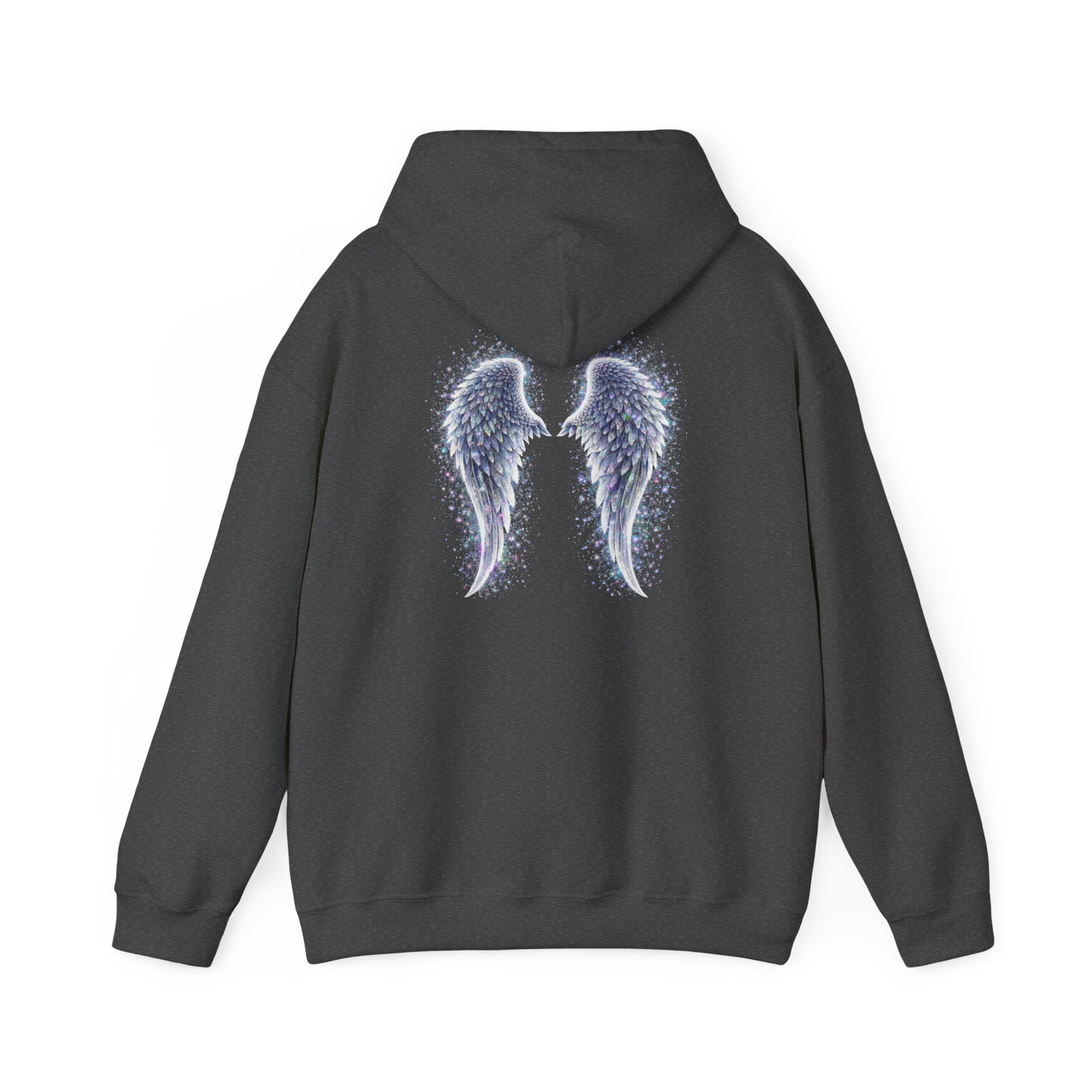 Mental illness Aura awareness silver angel wings Design hoodie -Strength you cant see Sweatshirt