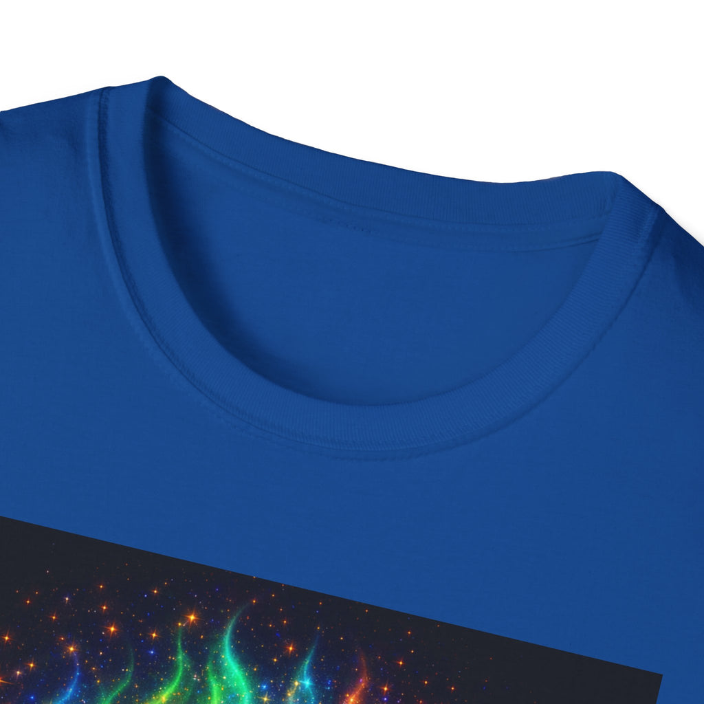 Autism Awareness Aura Silhouette T-Shirt — Rainbow Soul & Wellness Graphic Tee