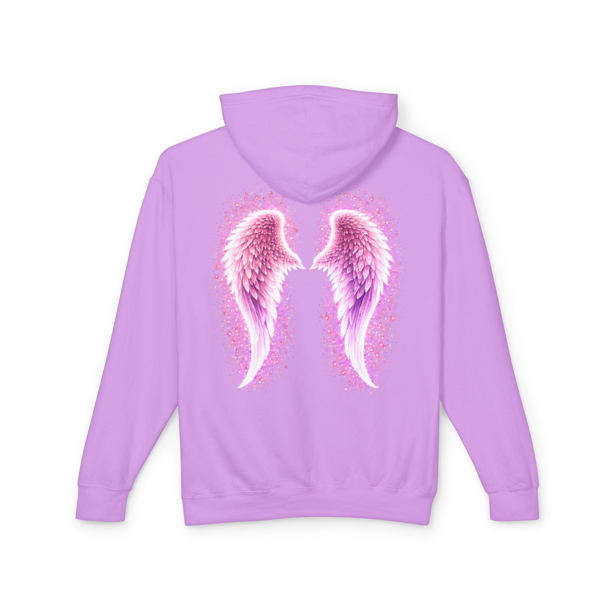 Sciatica awareness Aura Spiritual Angel Wings Hoodie — "Strength You Can't See" Inspirational Awareness Sweatshirt