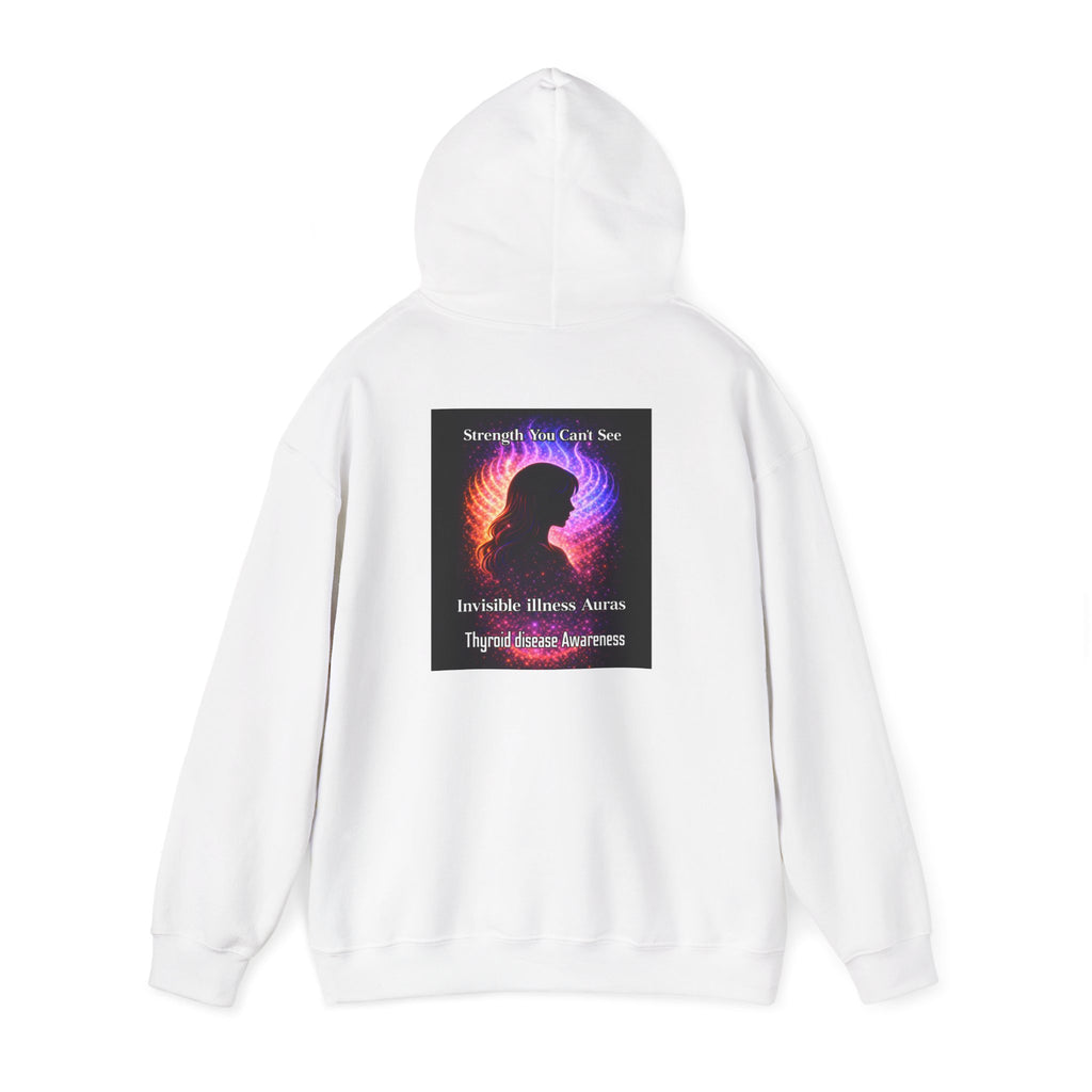 Thyroid Disease Awareness aura galaxy Hoodie – Strength You Can't See Sweatshirt