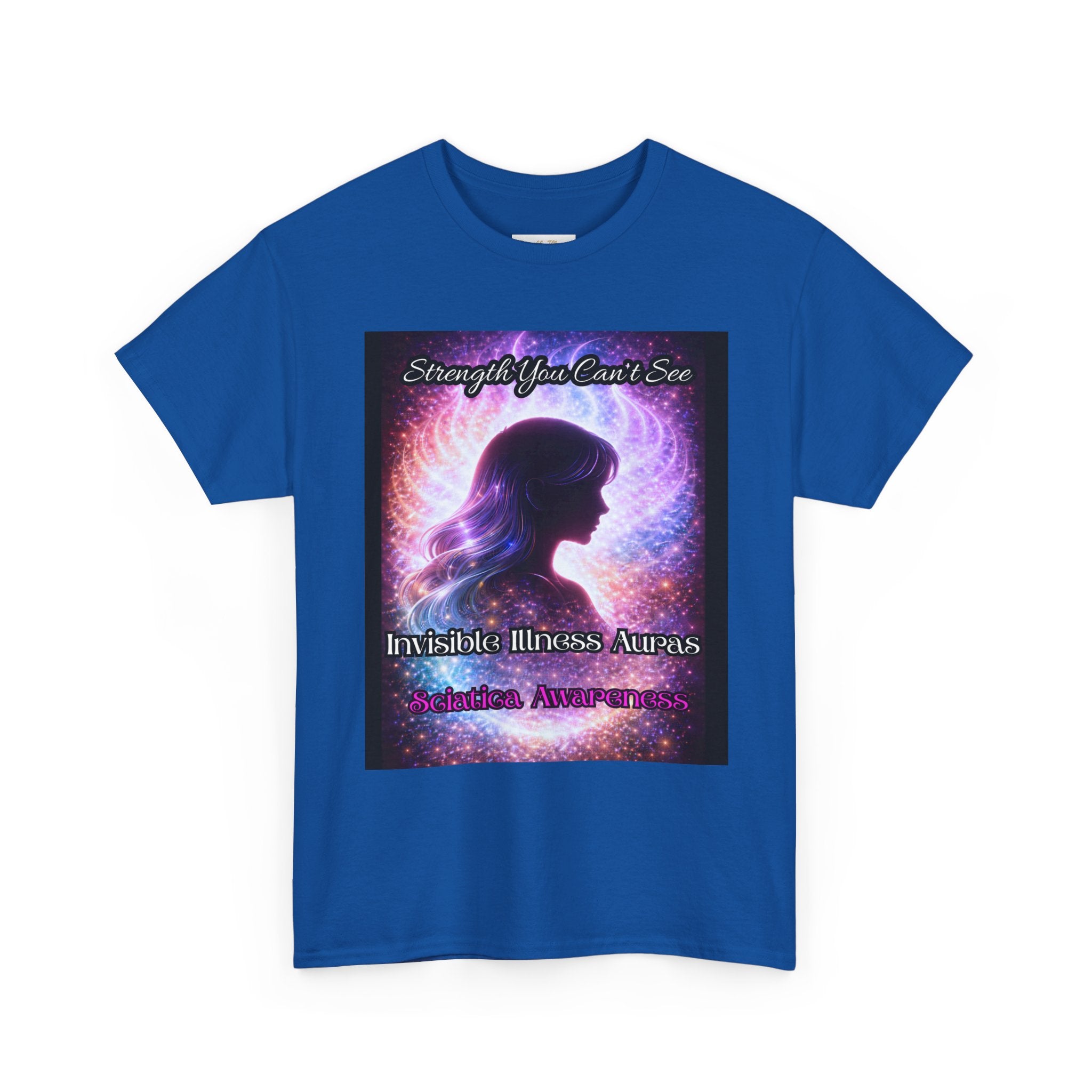 Sciatica Pain auras awareness Angel Wings Awareness Tee — Invisible Illness & Invisible Illness Awareness Shirt