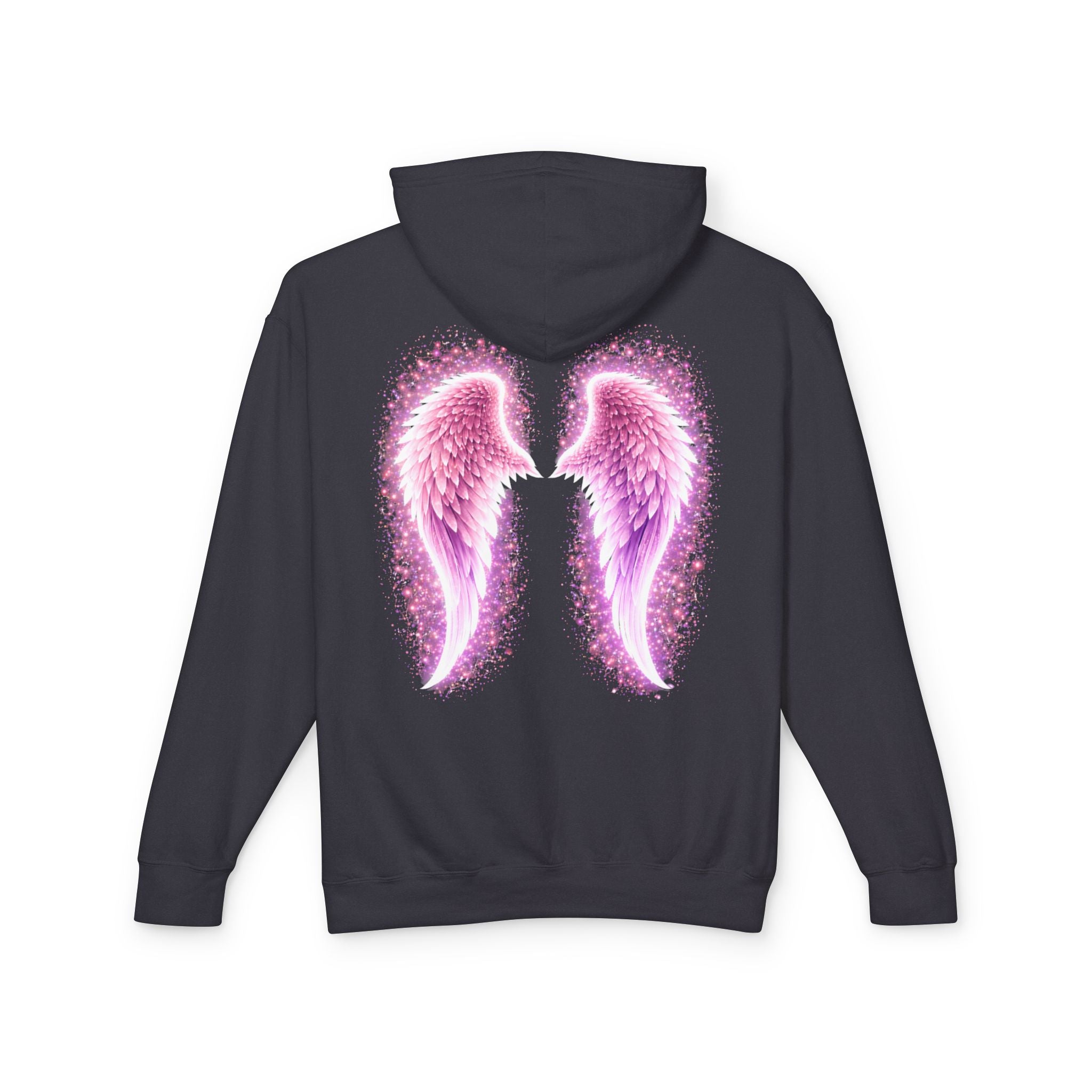 Sciatica awareness Aura Spiritual Angel Wings Hoodie — "Strength You Can't See" Inspirational Awareness Sweatshirt
