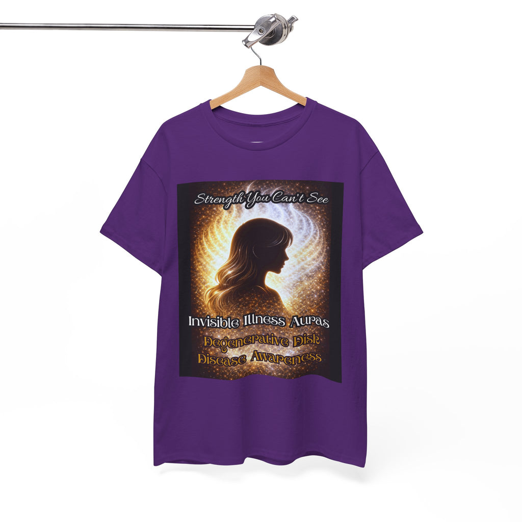 Degenerative Disk Awareness auras Angel Wings Memorial T‑Shirt — Invisible Illness Awareness Graphic Tee
