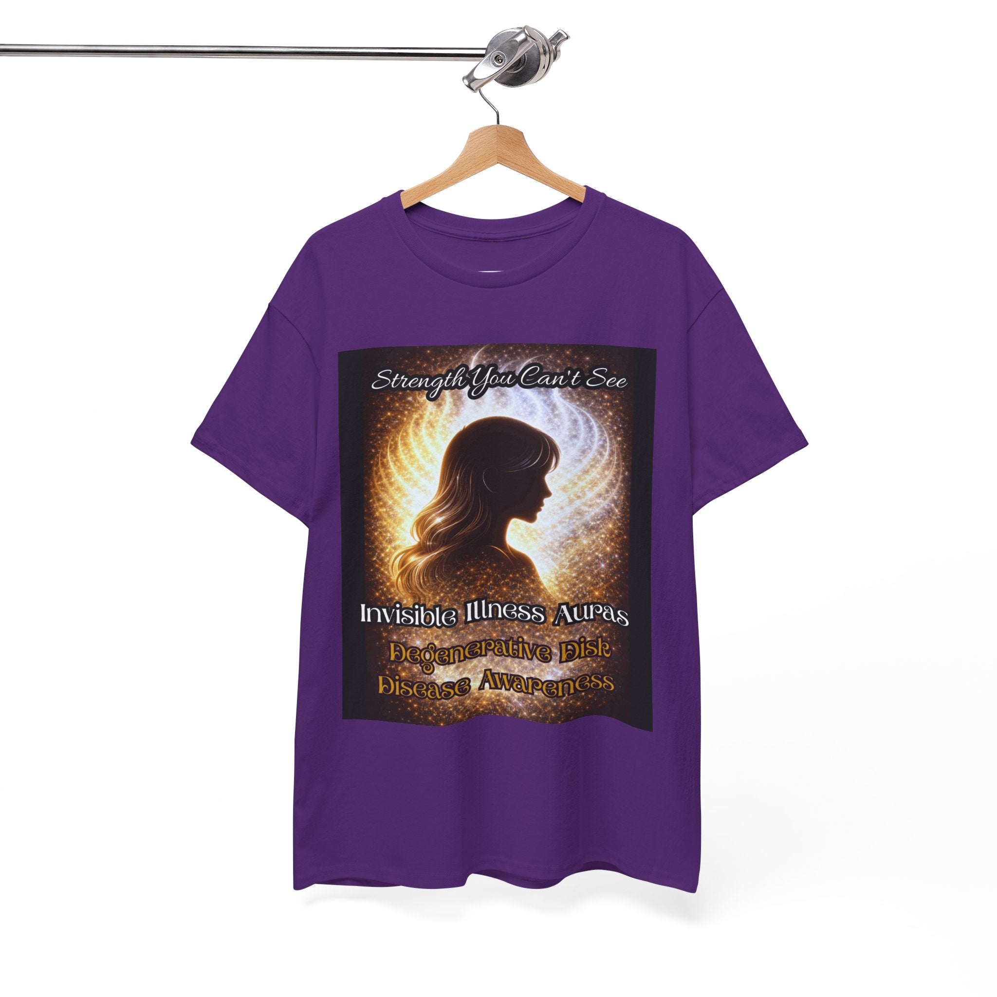 Degenerative Disk Awareness auras Angel Wings Memorial T‑Shirt — Invisible Illness Awareness Graphic Tee