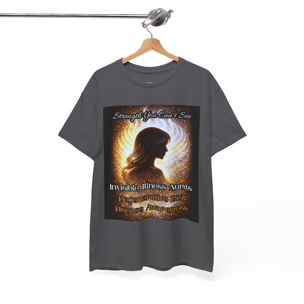 Degenerative Disk Awareness auras Angel Wings Memorial T‑Shirt — Invisible Illness Awareness Graphic Tee