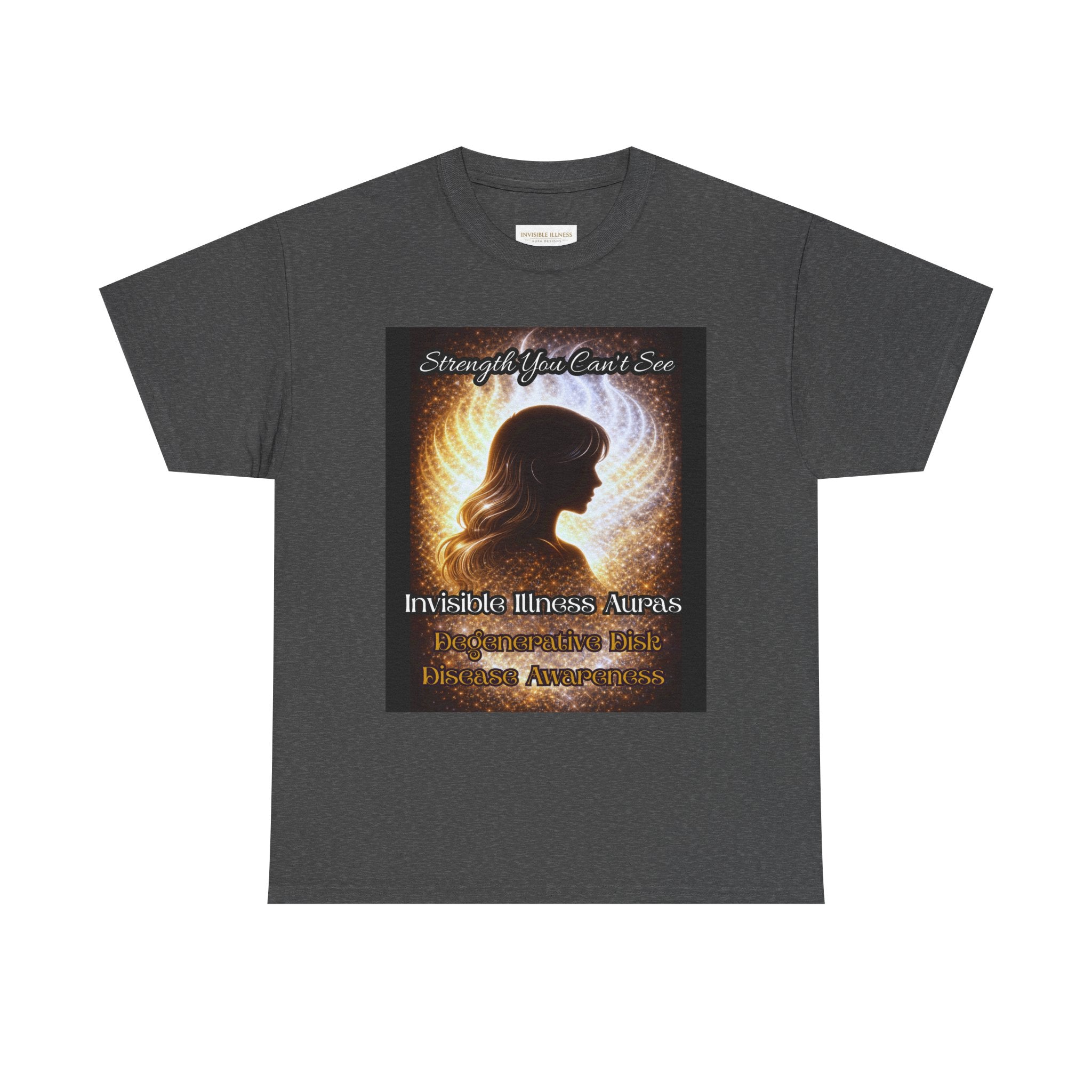 Degenerative Disk Awareness auras Angel Wings Memorial T‑Shirt — Invisible Illness Awareness Graphic Tee