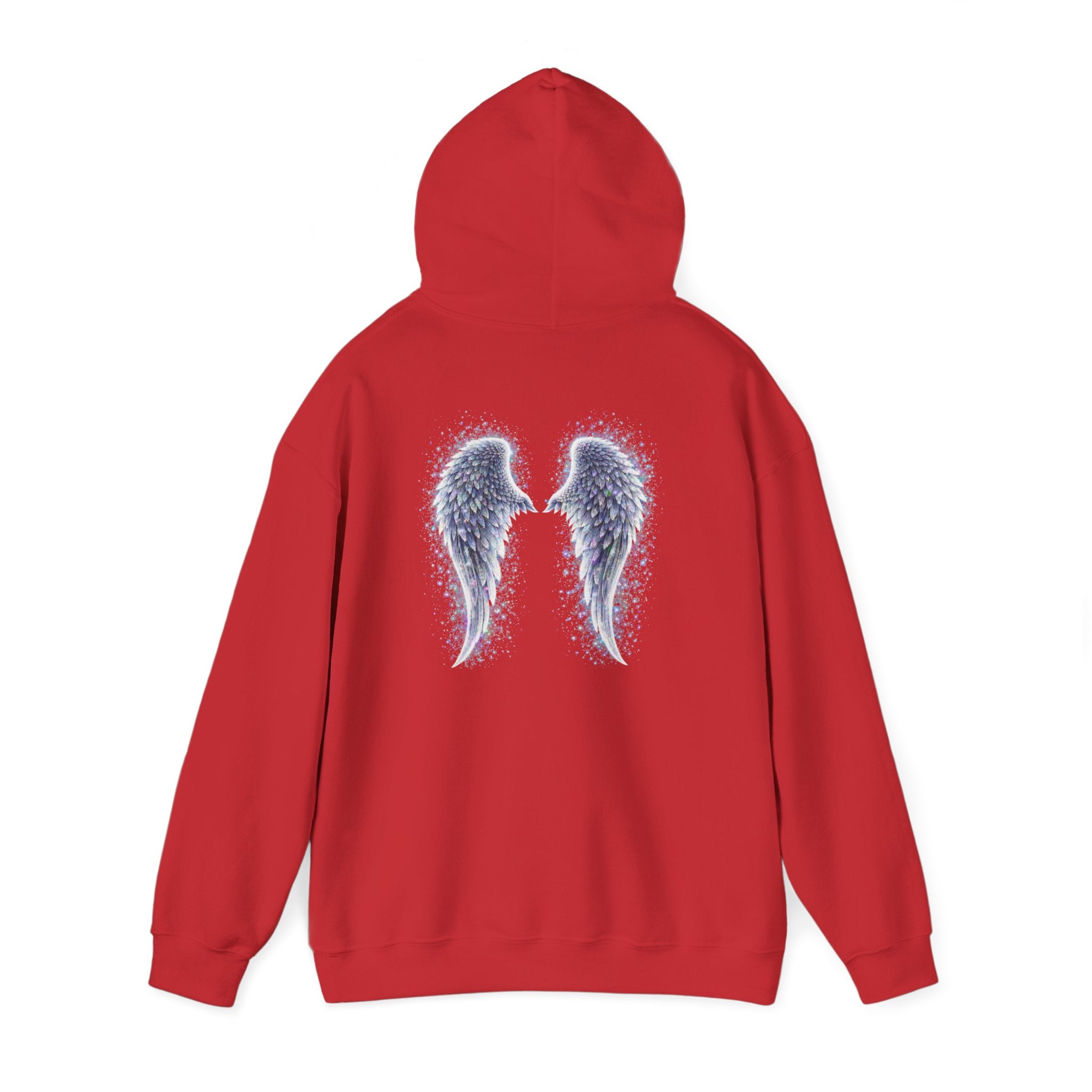 Mental illness Aura awareness silver angel wings Design hoodie -Strength you cant see Sweatshirt